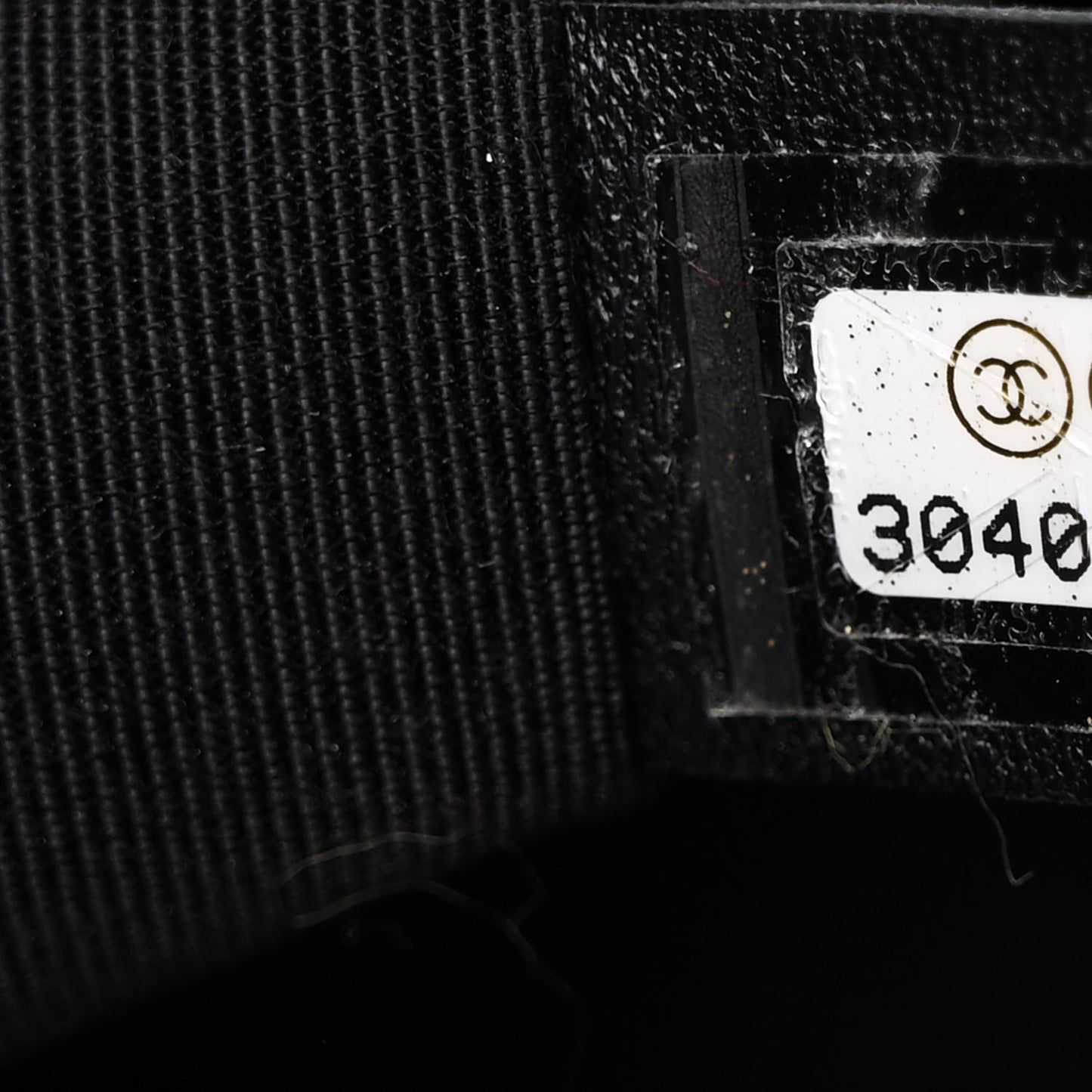 Shearling Tweed Jumbo Single Flap Black White