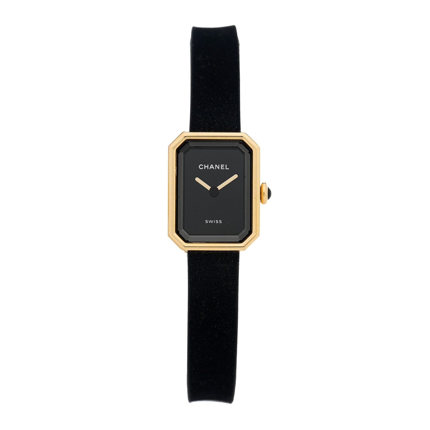 18K Yellow Gold Titanium Rubber 20mm Premiere Ribbon Quartz Watch