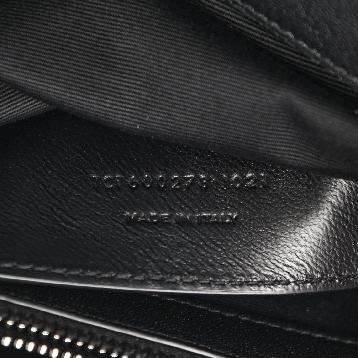 Saint Laurent Sheepskin Matelasse Chevron Monogram Large College Satchel Black 8 of 11