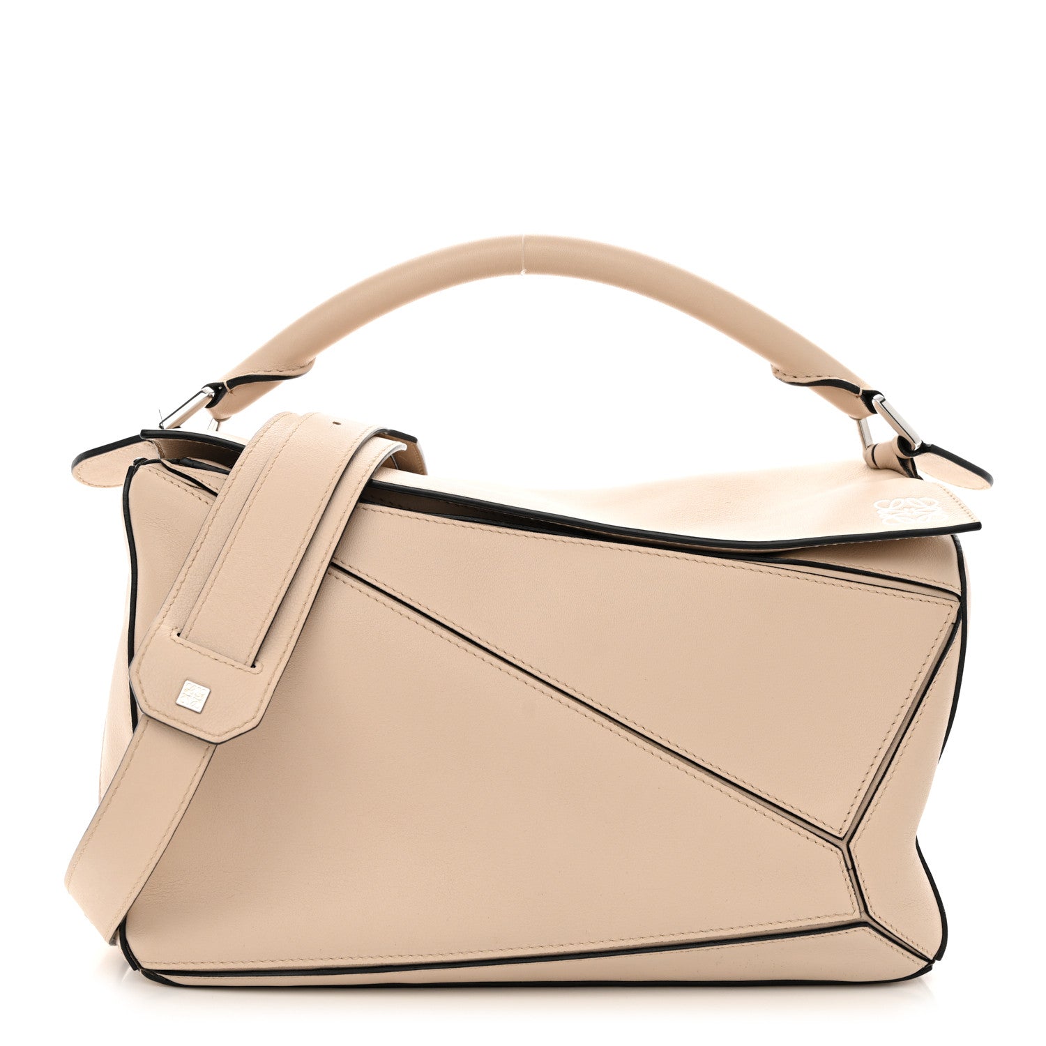 Loewe Calfskin Medium Puzzle Bag Ash 1496486 – FASHIONPHILE
