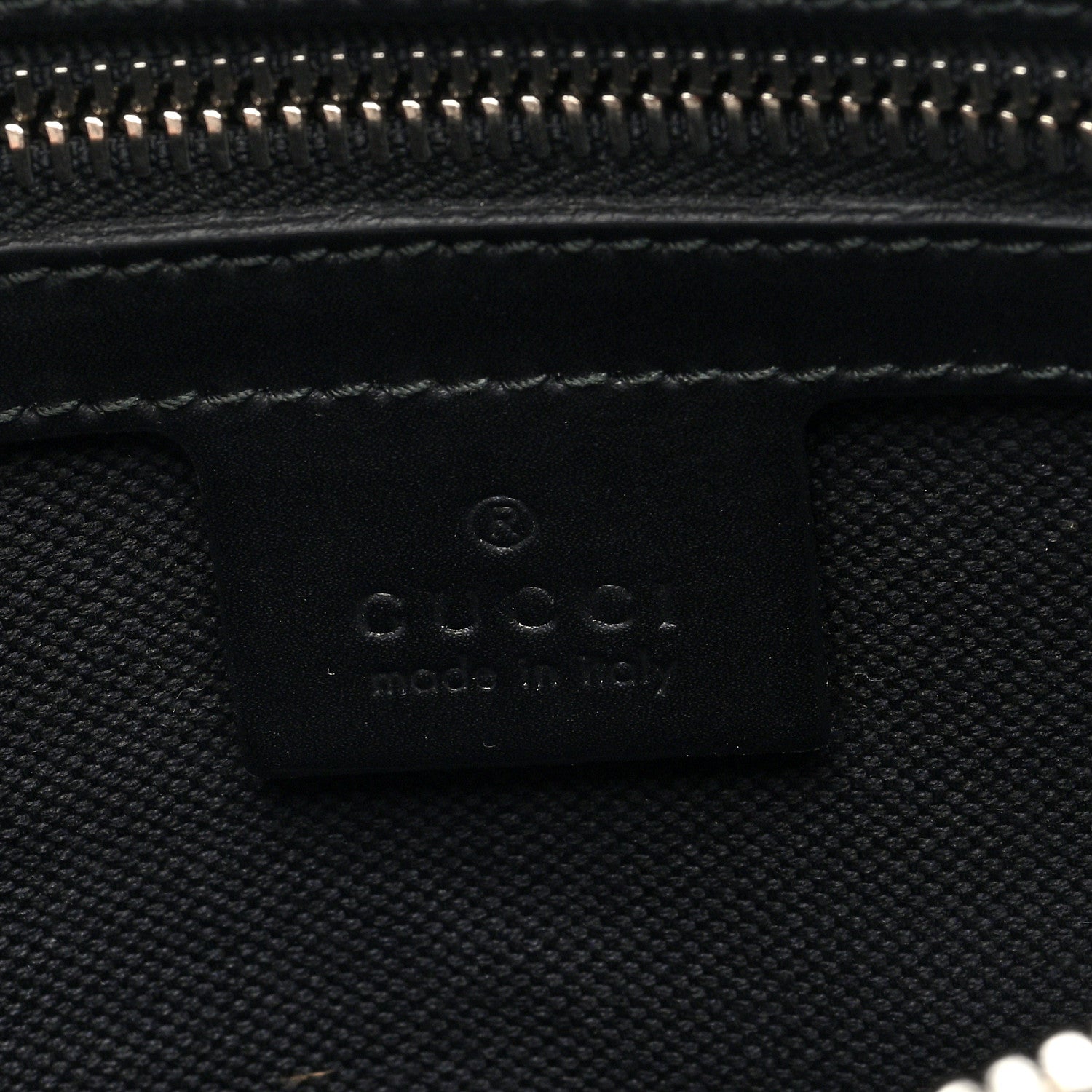 Gucci Soft GG Supreme Monogram Web Belt Bag Black Grey 10 of 10