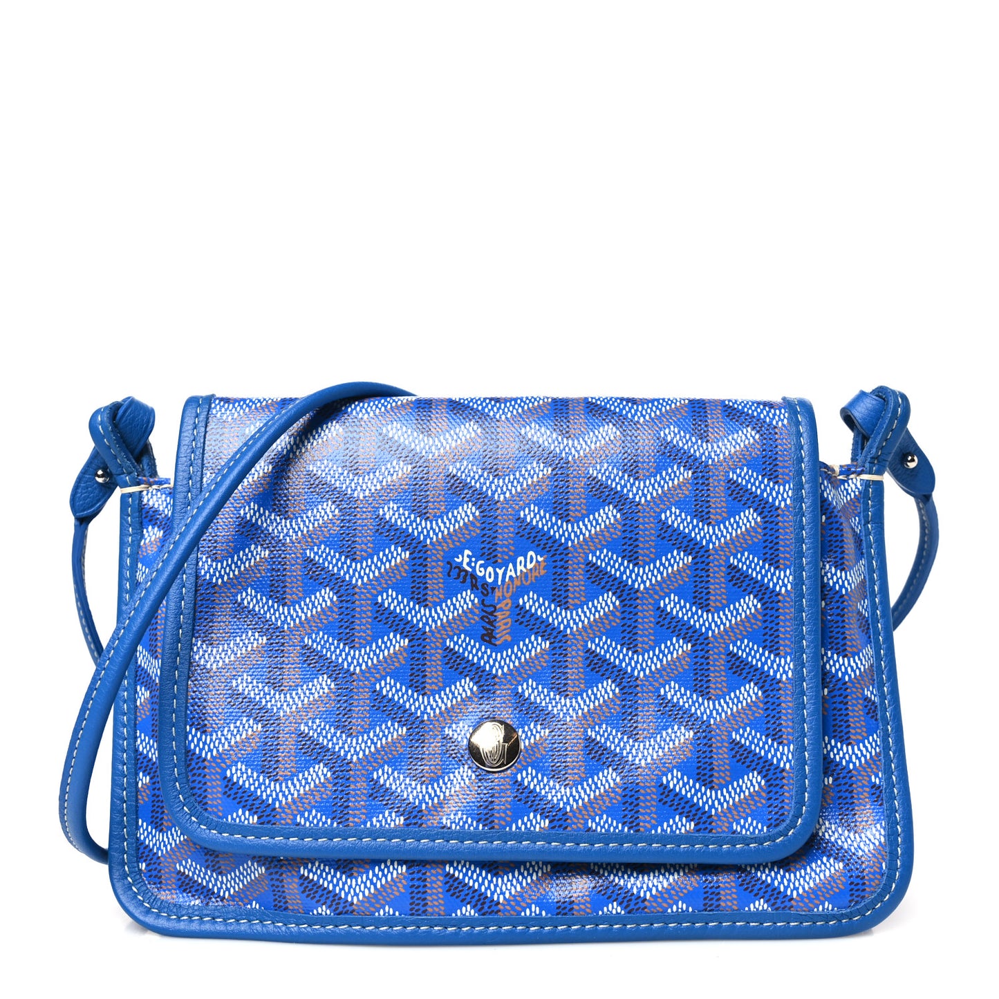 Goyardine Plumet Wallet Clutch Sky Blue