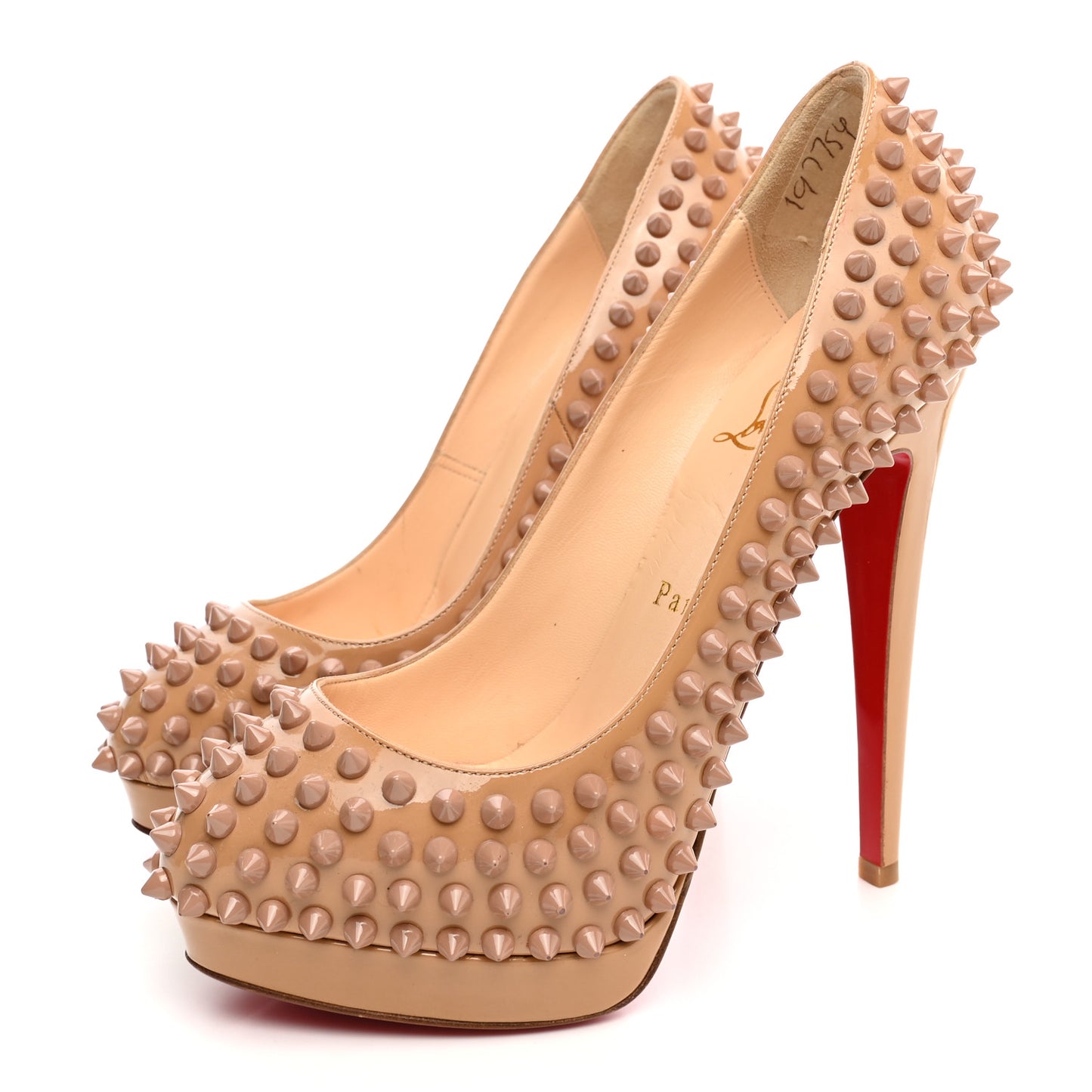 Patent Alti Spikes 140 Pumps 36.5 Nude