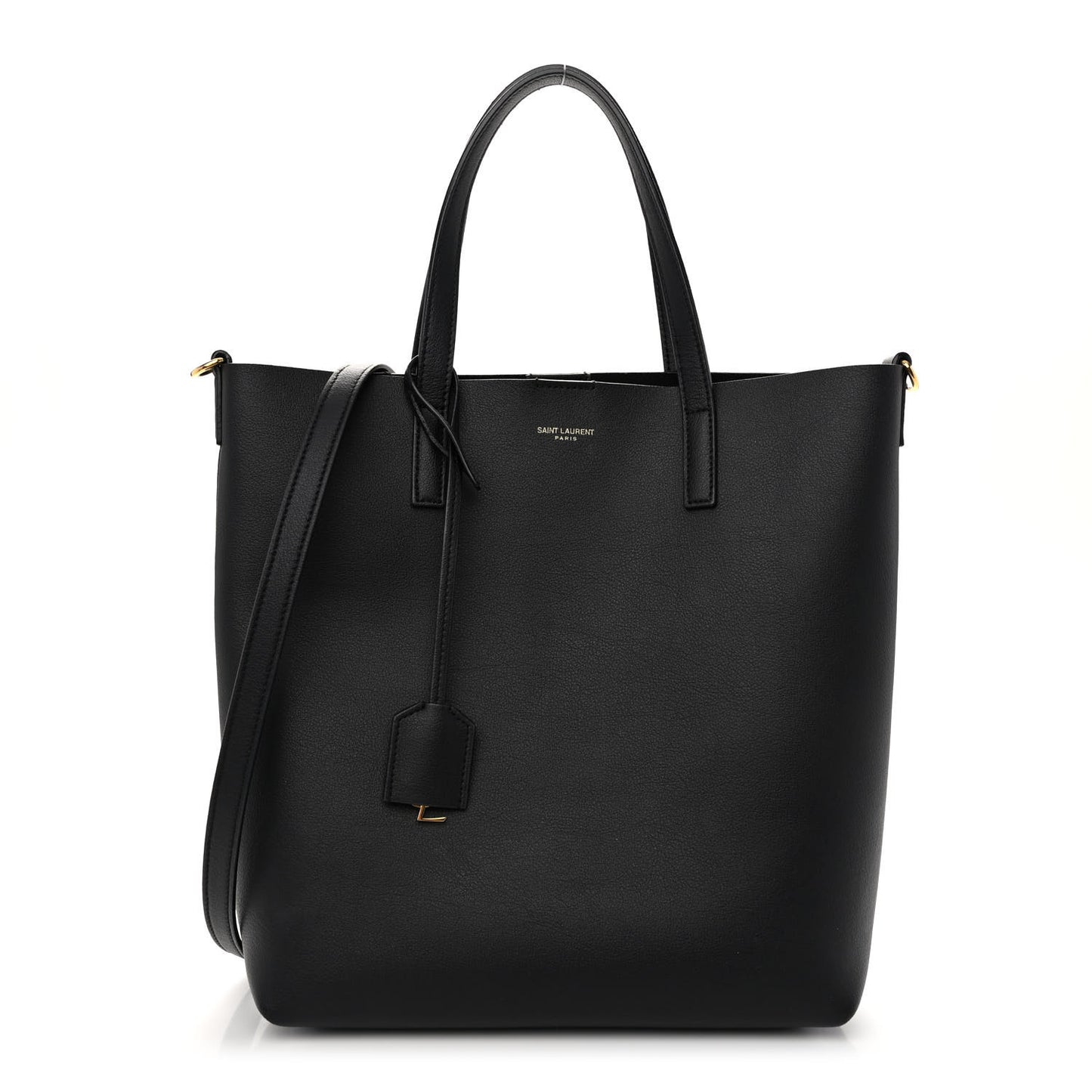 Calfskin Toy Shopping Tote Black