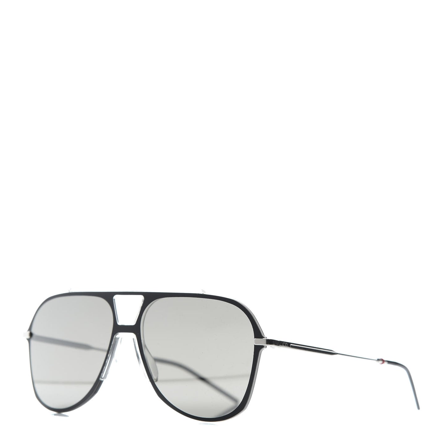 Homme 0224S Aviator Sunglasses Black Silver