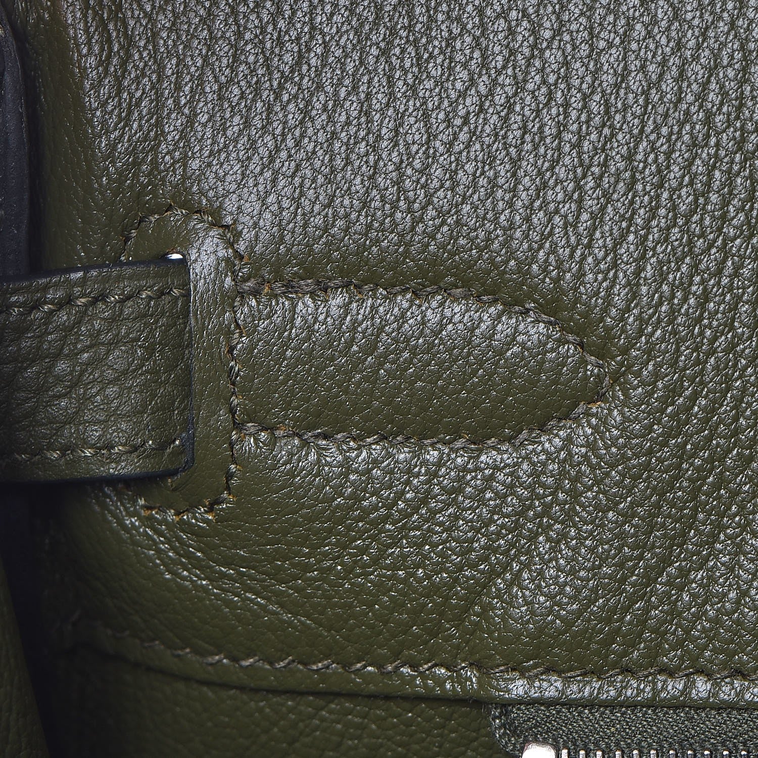 Hermes Togo Birkin 30 Vert Olive 12 of 31