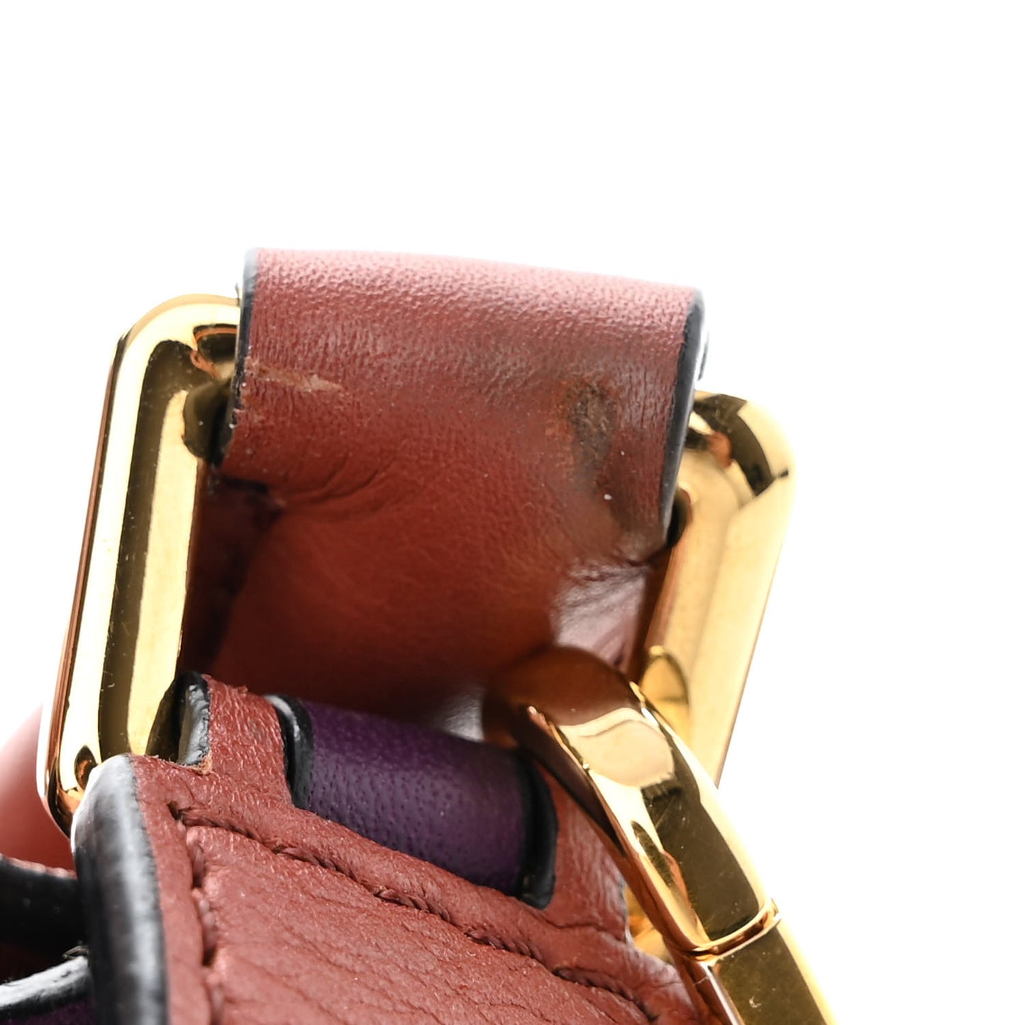 Calfskin Mini Puzzle Bag Spice Pumpkin
