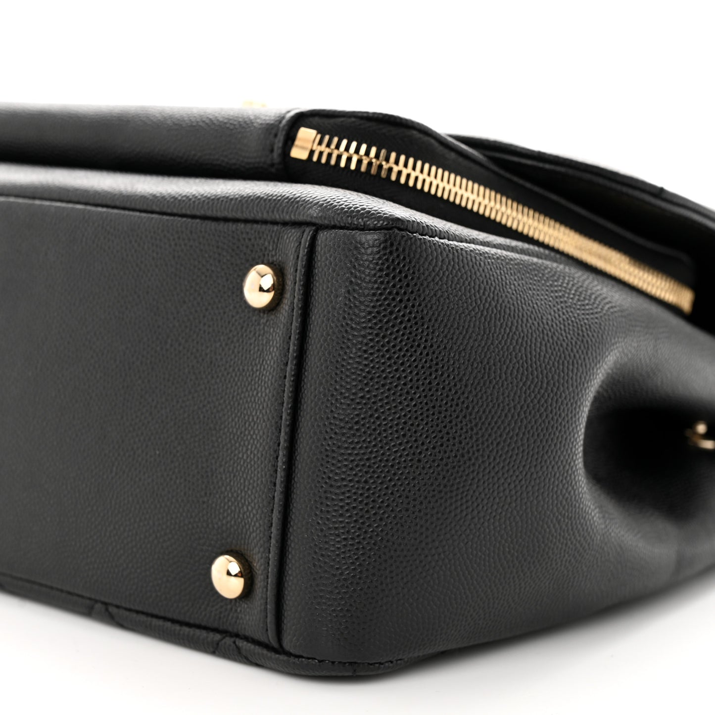 Caviar Quilted Large Business Affinity Flap Black