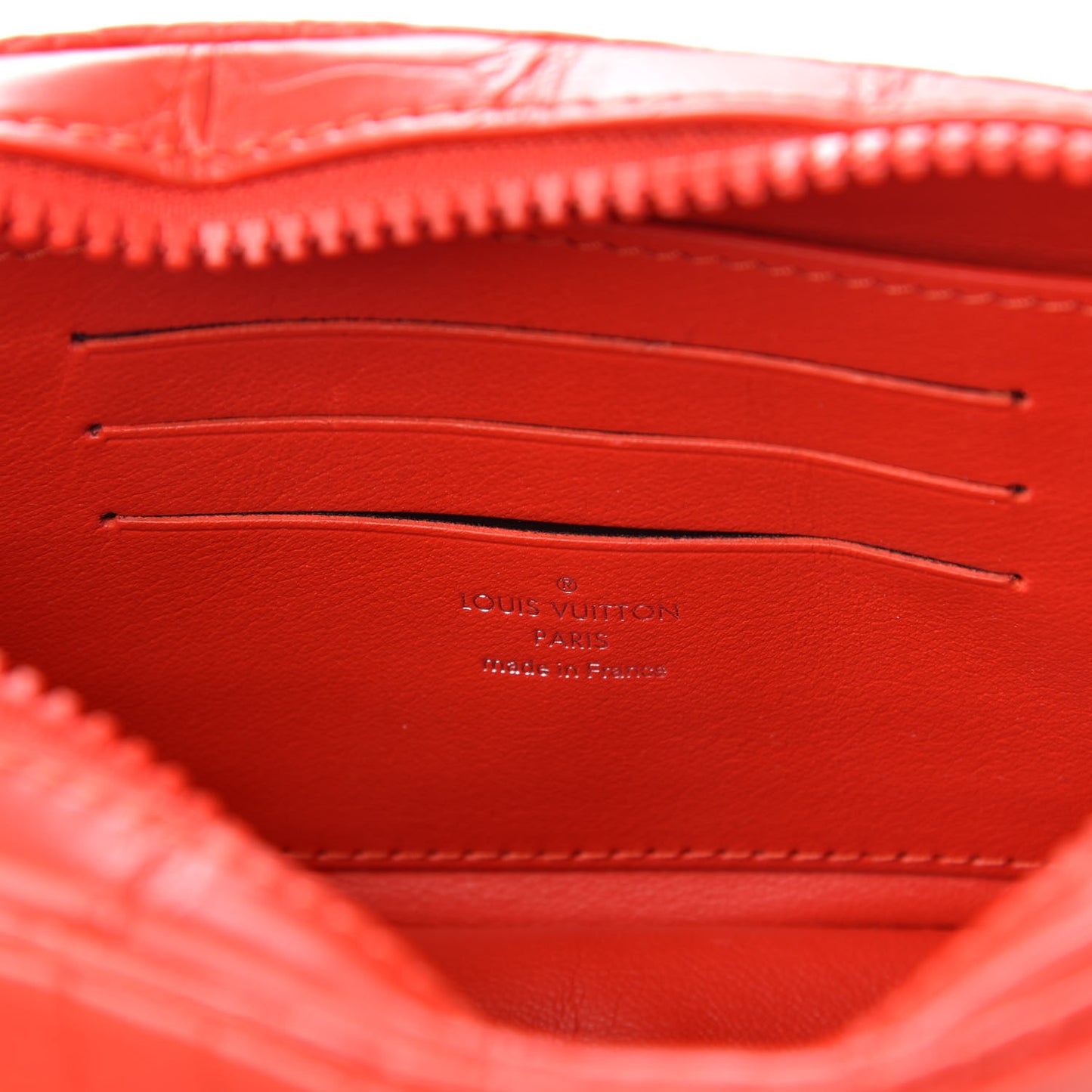 Crocodile Pochette Volga Red