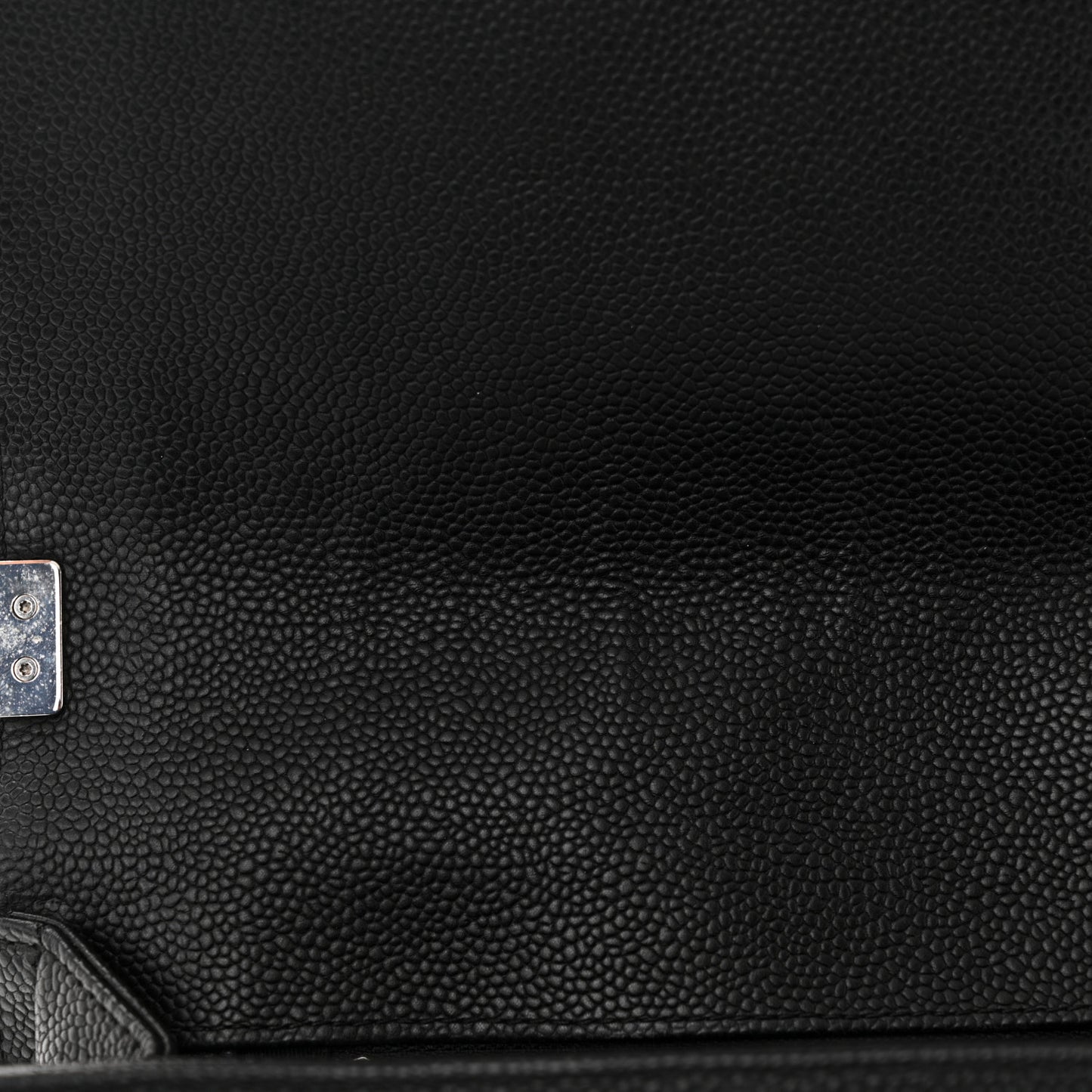 Caviar Quilted Large Boy Flap Black