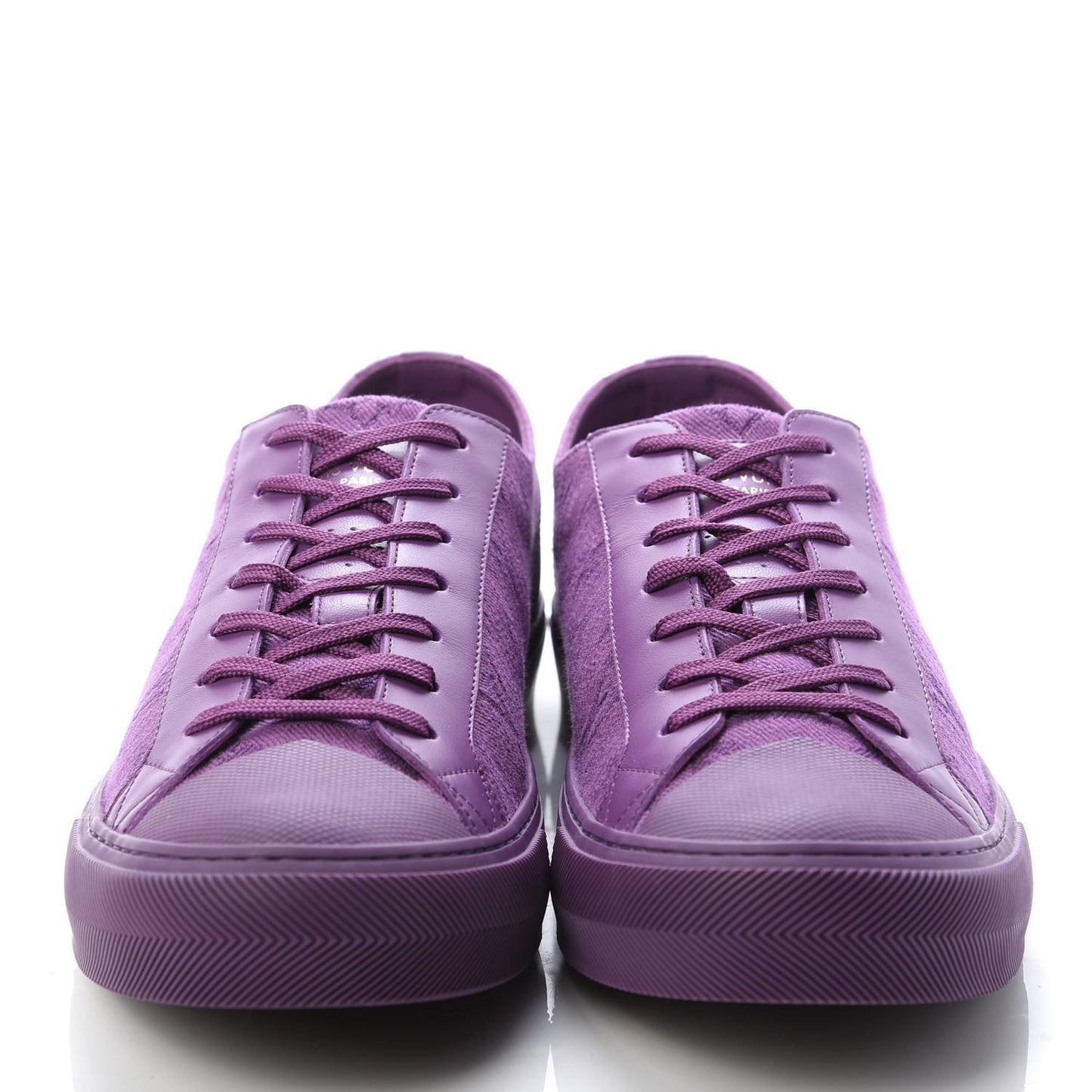 Canvas Monogram Mens Tattoo Sneakers 7.5 Violet