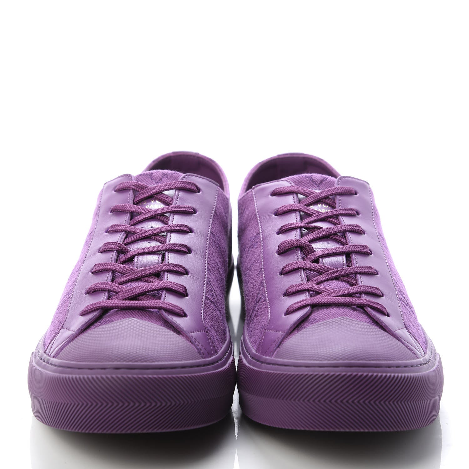 Louis Vuitton Canvas Monogram Mens Tattoo Sneakers 7.5 Violet 2 of 8
