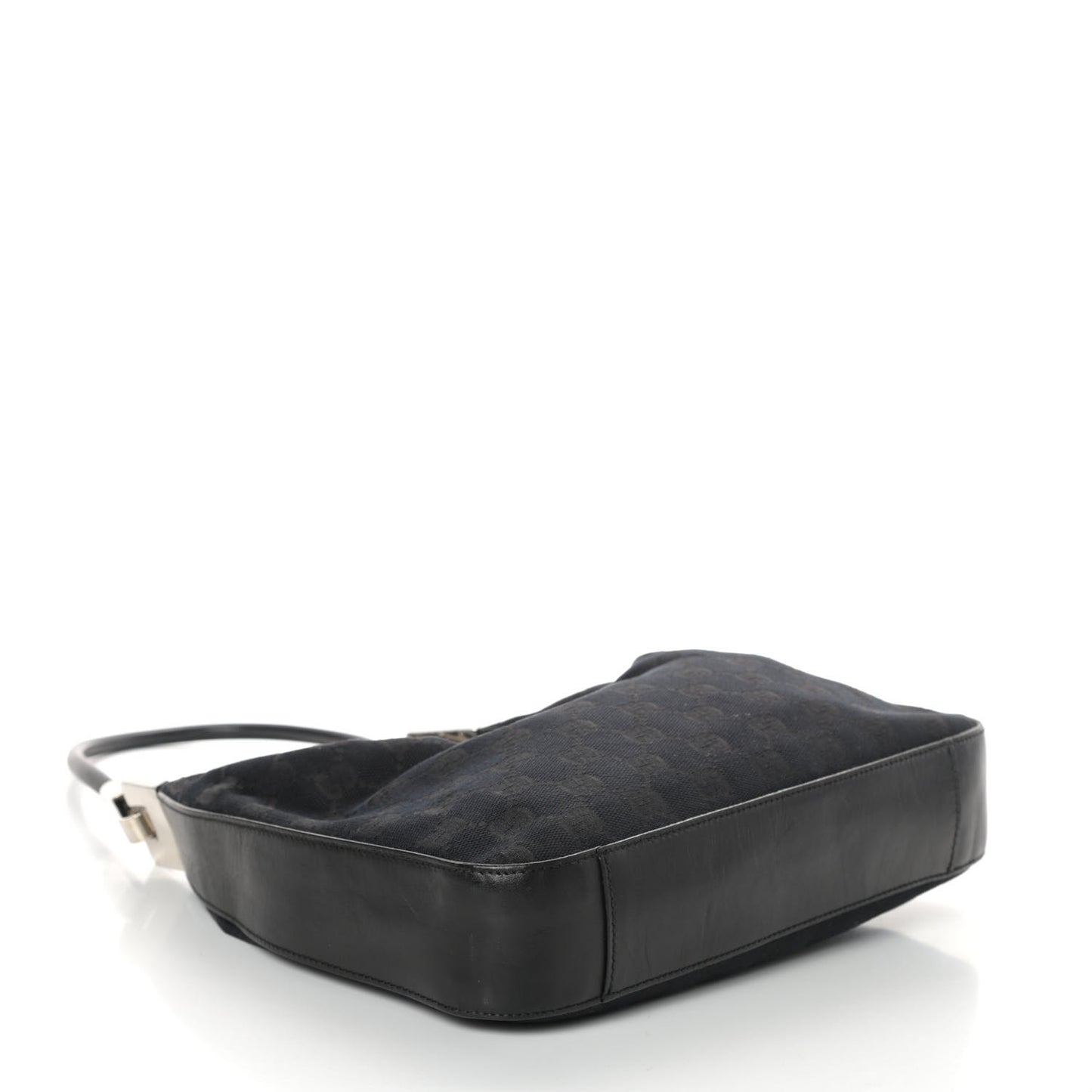 Monogram GG Clasp Hobo Black