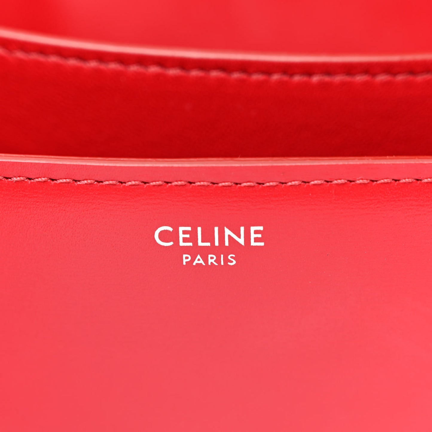 Box Calfskin Medium Classic Box Flap Bag Red