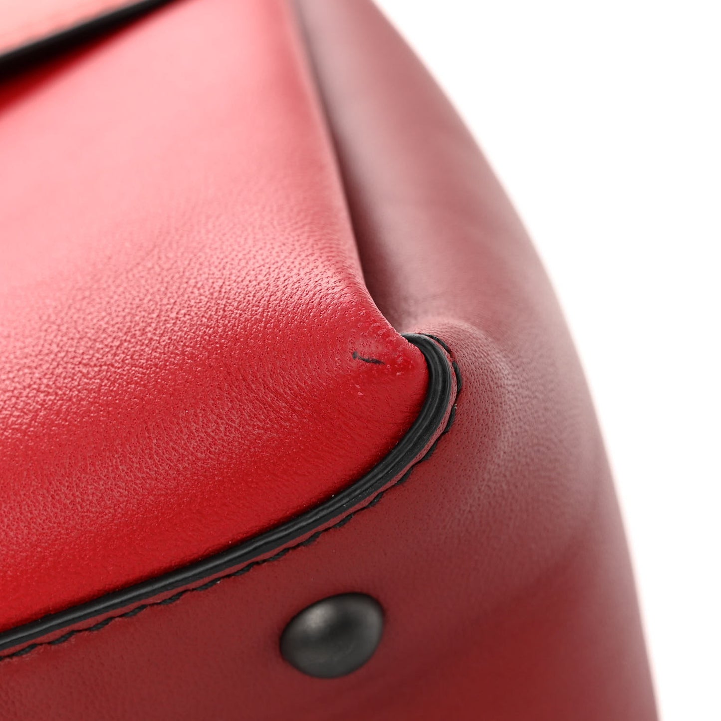 Nappa Small Piazza Bag Red