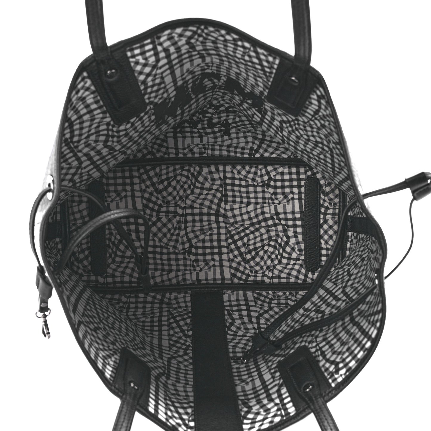 Visetos Medium Liz Reversible Shopper Tote Black