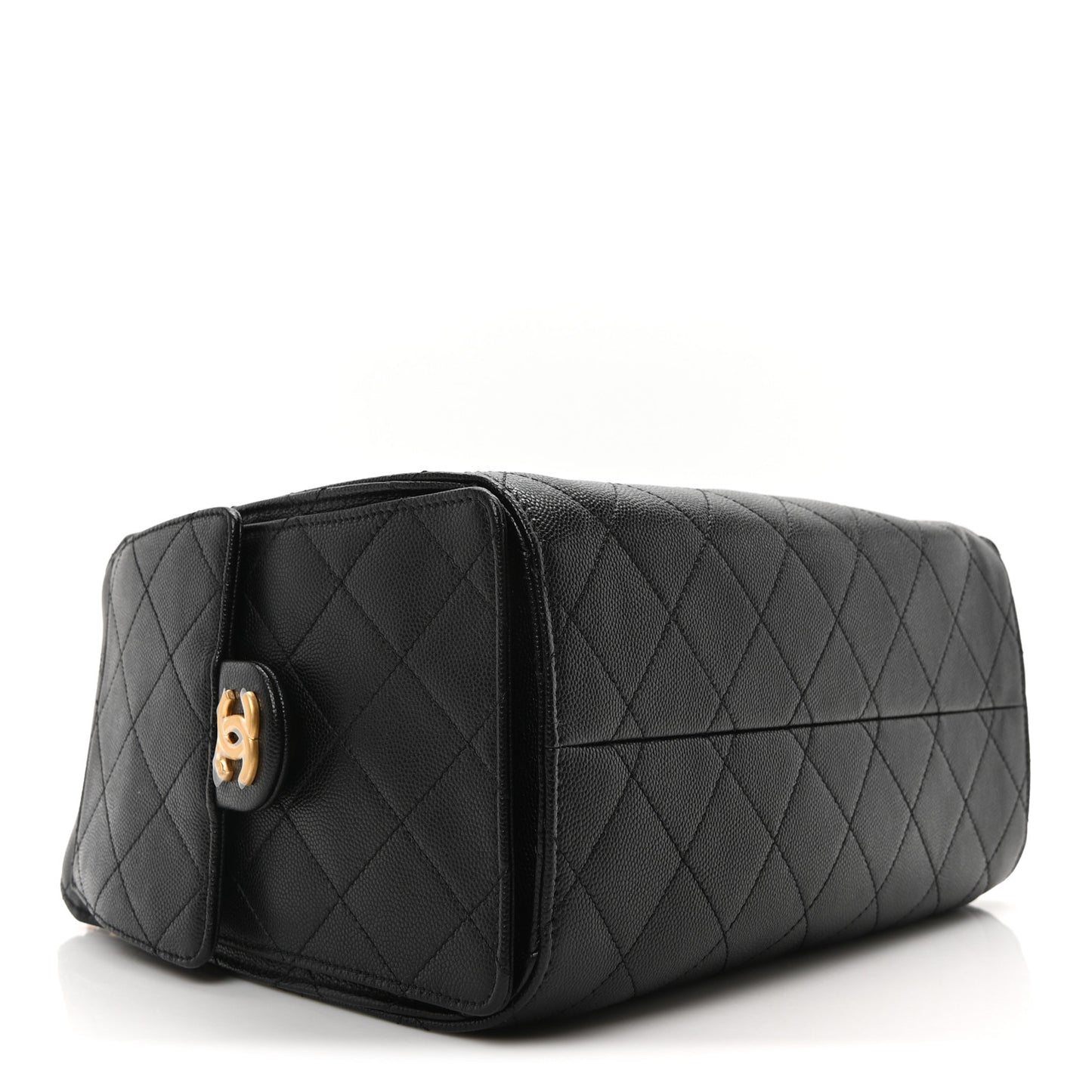 Caviar Quilted Small Chanel 25 Handbag Black