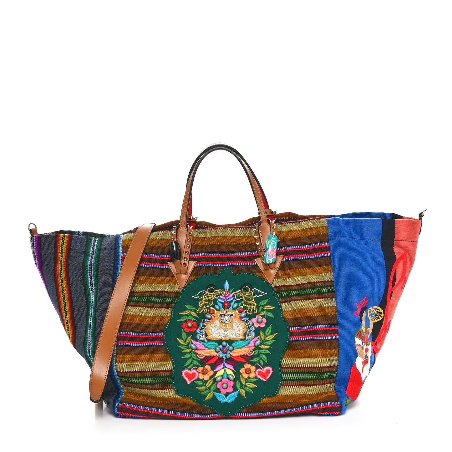 Tissu Calfskin Mexicaba Tote Multicolor