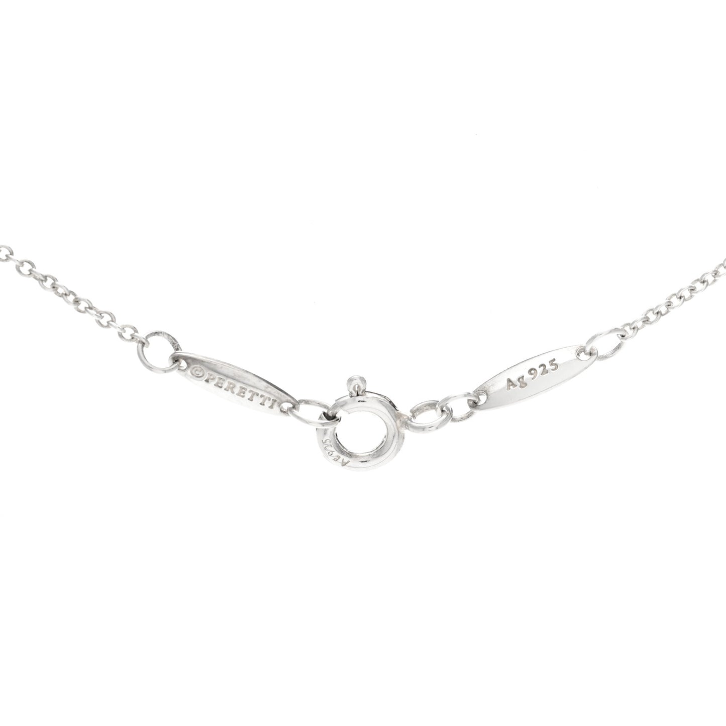 Sterling Silver Tanzanite .07ct Elsa Peretti Color By The Yard Necklace