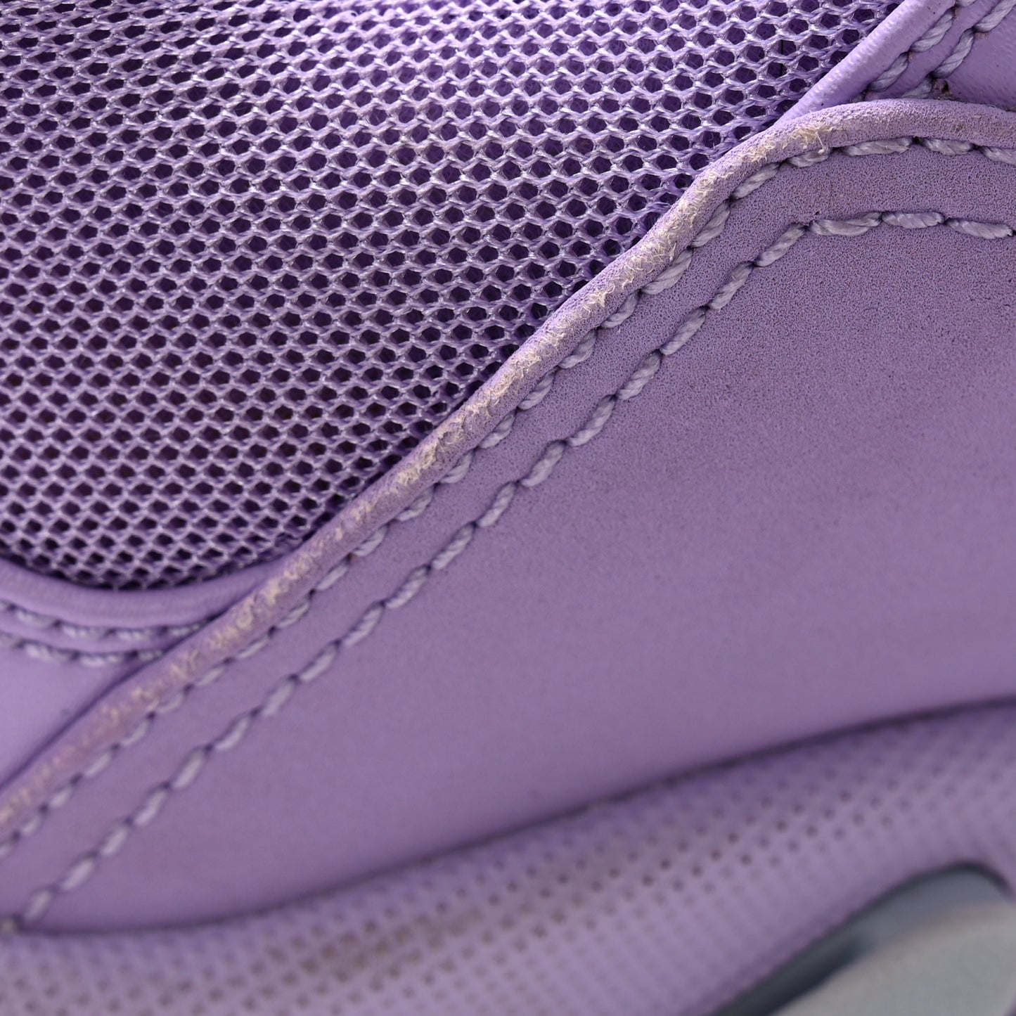Fabric Mesh Mens Triple S Sneakers 43 Light Lilac
