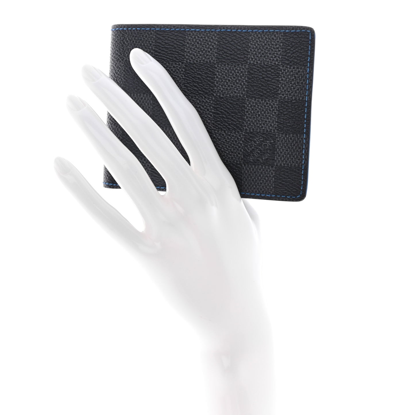 Damier Graphite Slender Wallet Blue