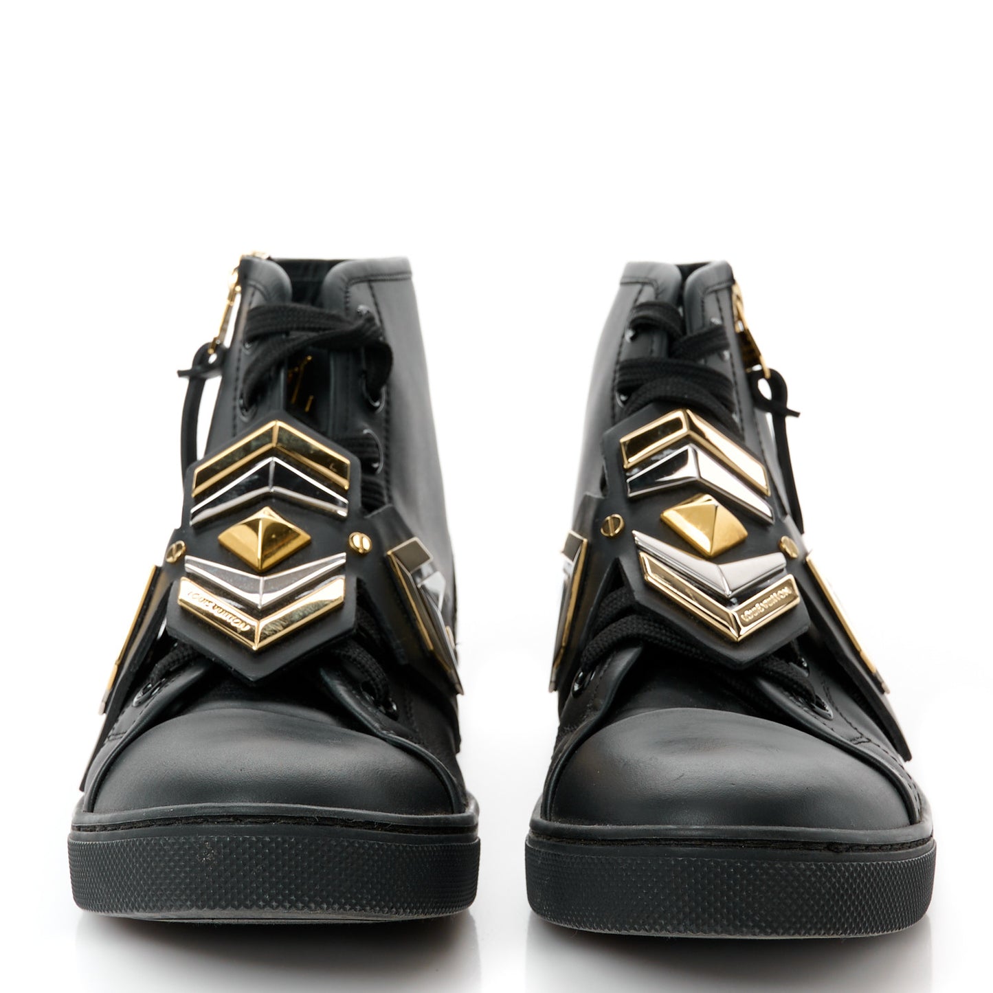 Calfskin Punchy Karakoram Sneaker Boots 37.5 Black