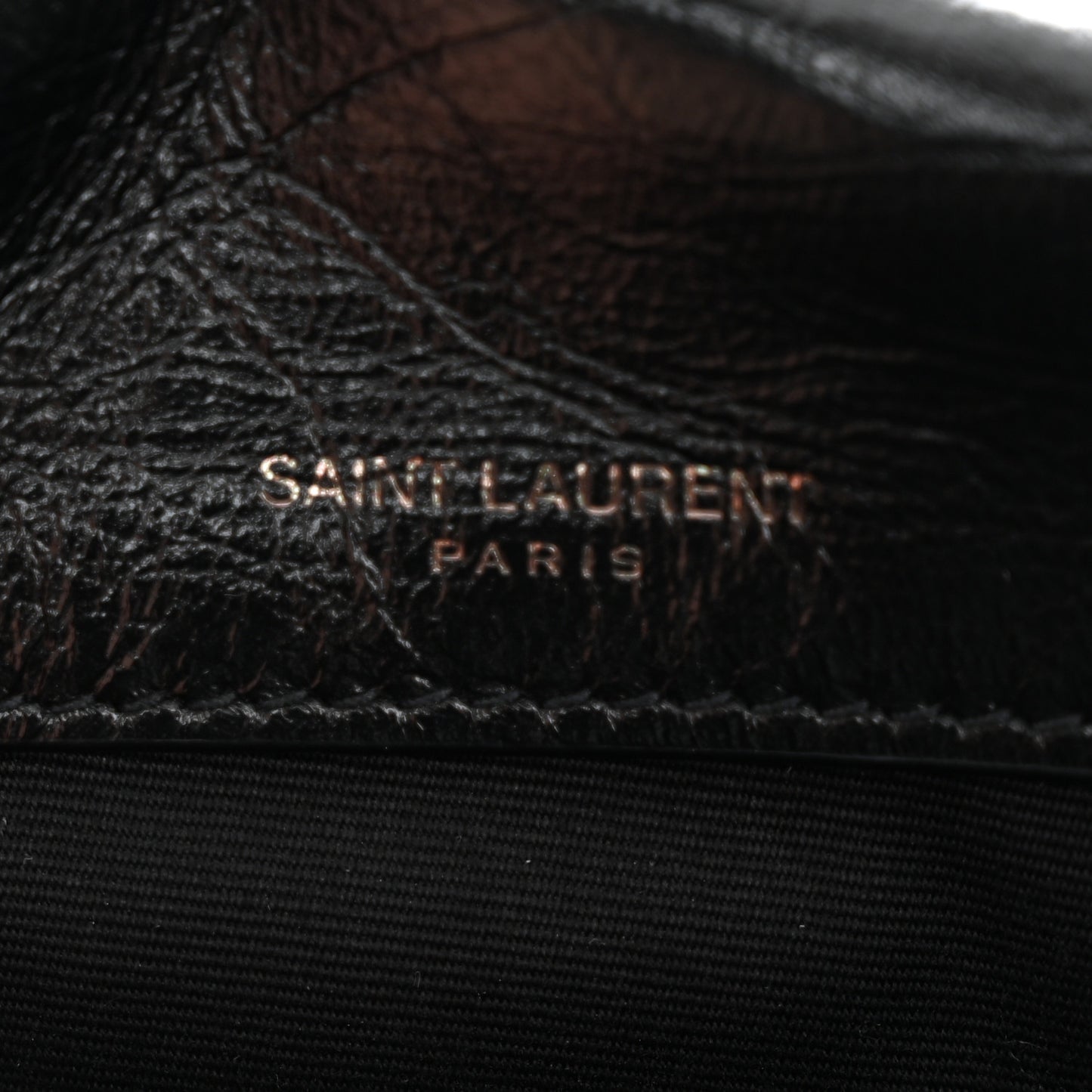 Crinkled Lambskin Matelasse Monogram Baby Niki Chain Satchel Black