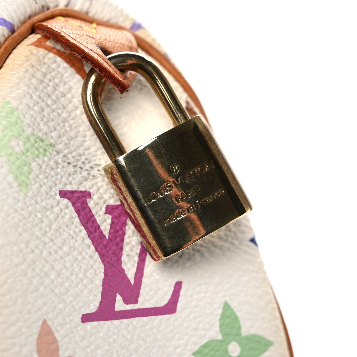 Monogram Multicolor Mini Sac HL Speedy White