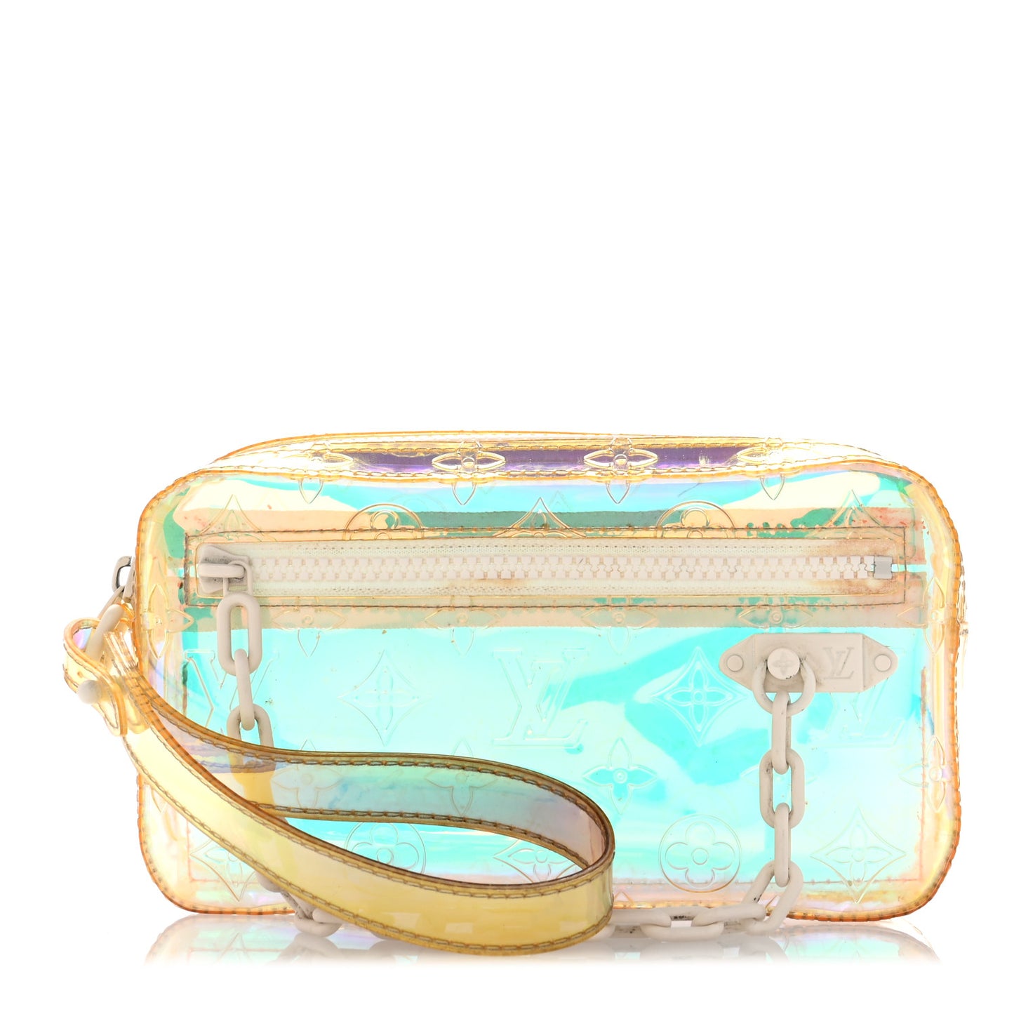 PVC Monogram Pochette Volga Iridescent Prism