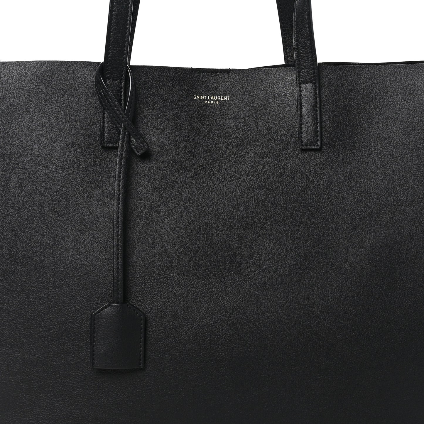 Calfskin Large Shopping Tote Black