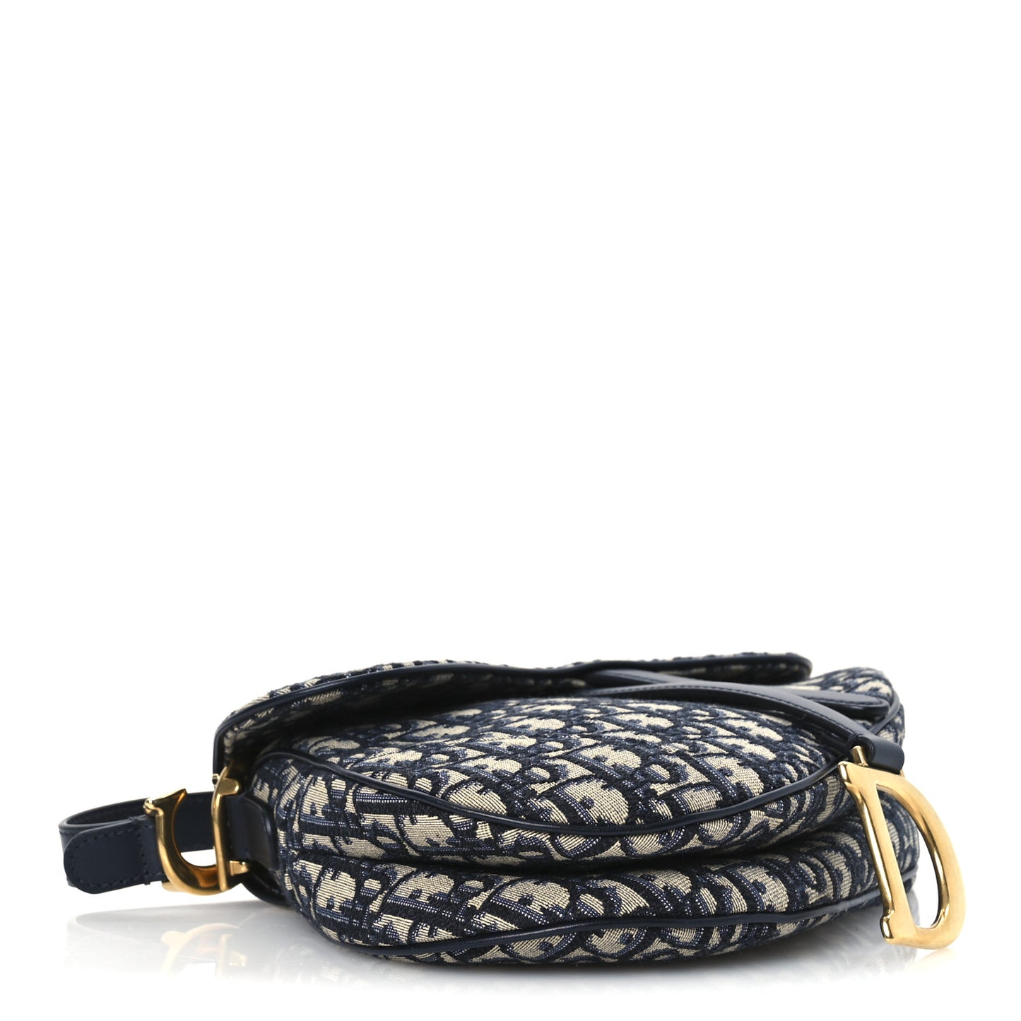 Oblique Saddle Bag Blue