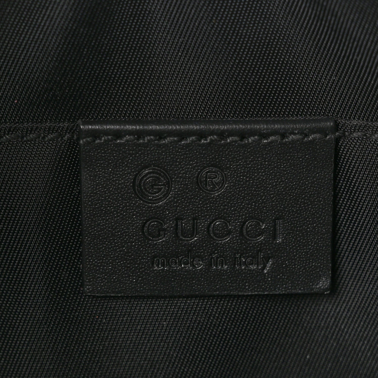 Gucci Canvas Web Slim Belt Bag Black 6 of 10