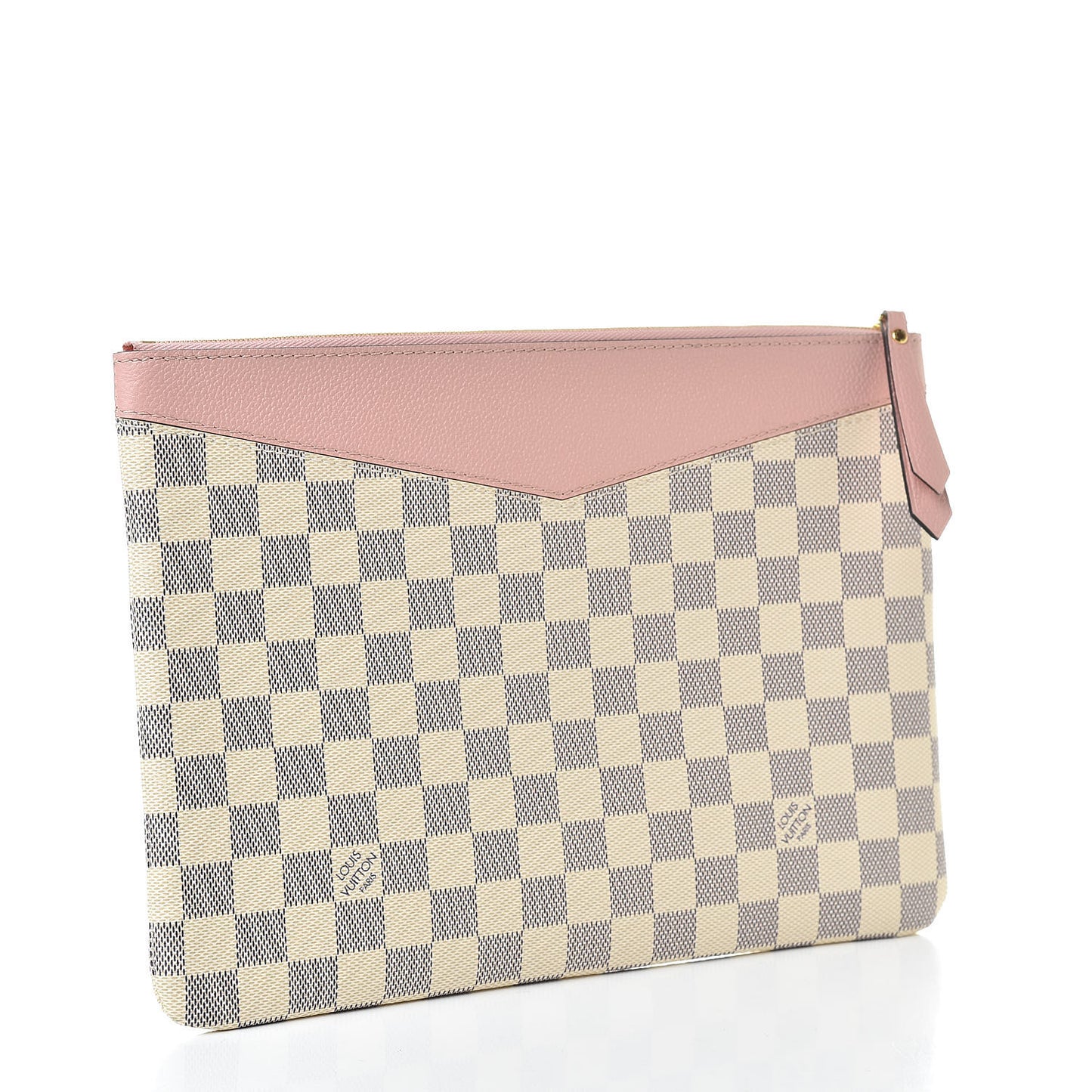 Damier Azur Daily Pouch Rose Poudre