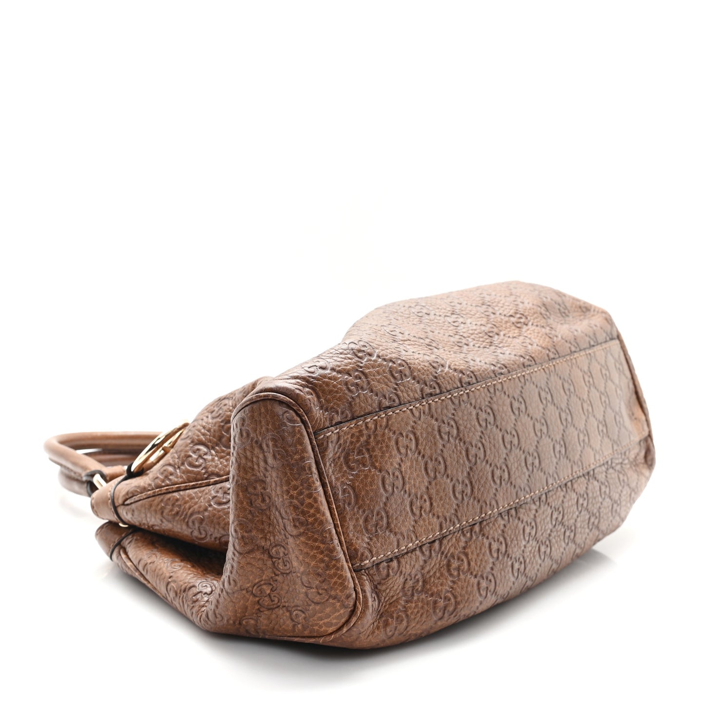 Guccissima Medium Sukey Tote Brown