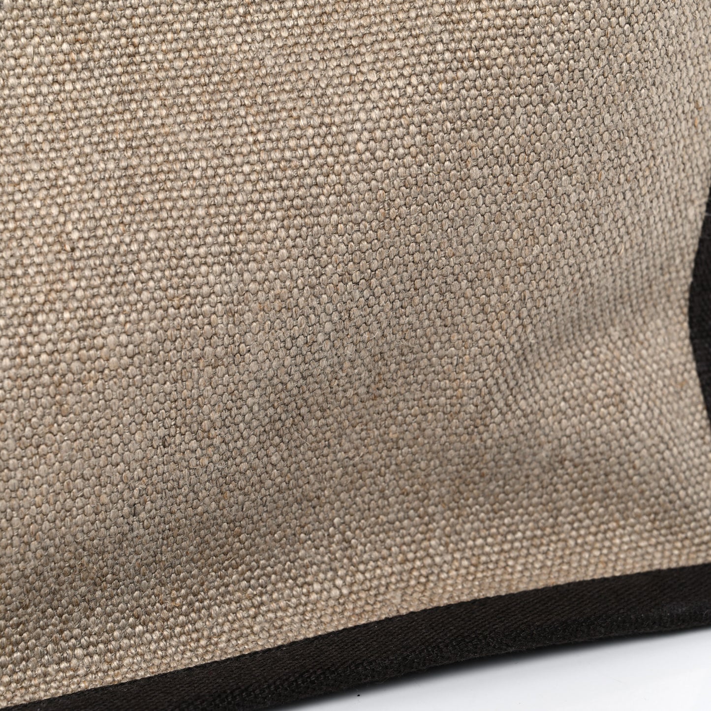 Linen Calfskin Rive Gauche Tote Natural