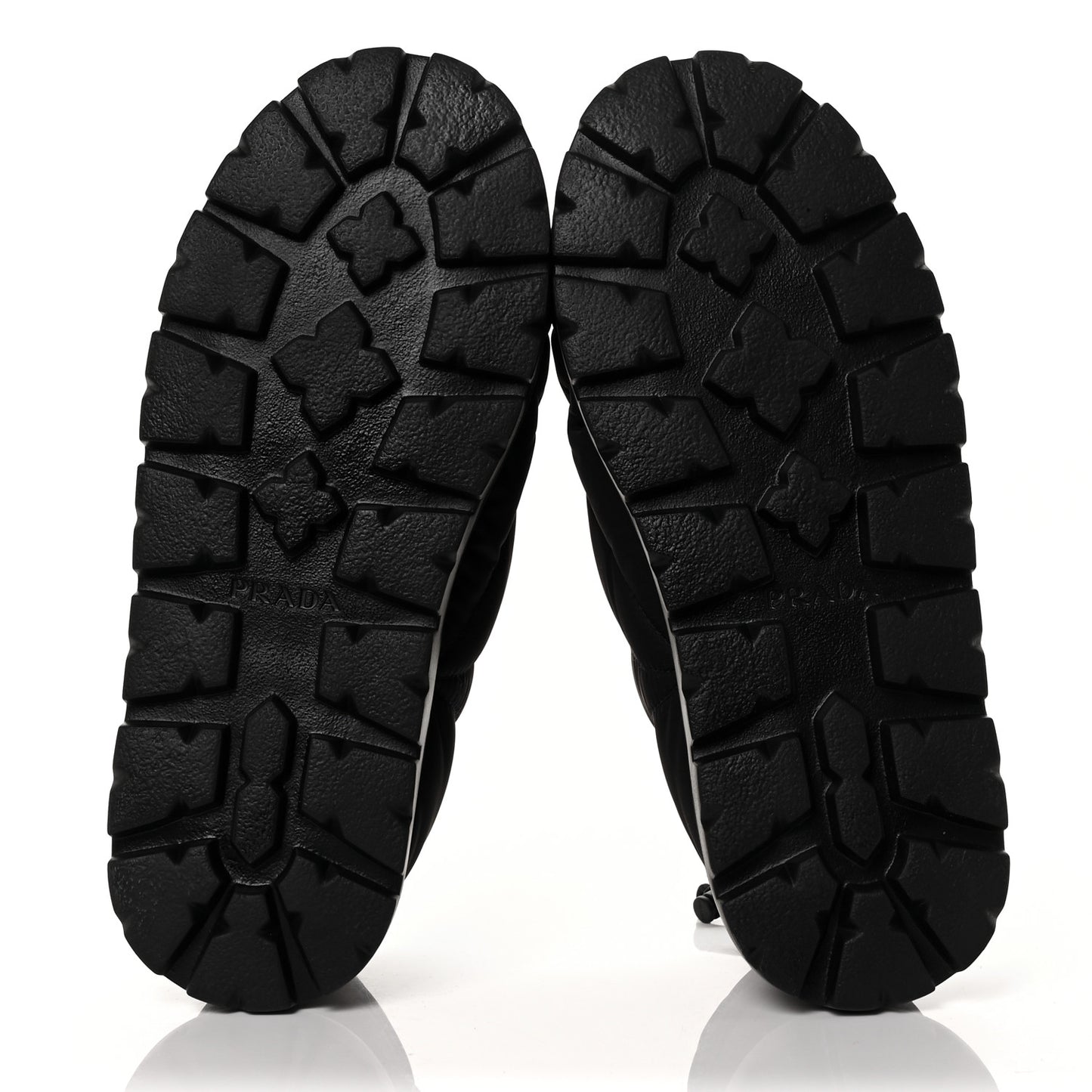 Re-Nylon Piuma Triangle Logo Padded Mens Cinched Slip On Shoes 8 Black