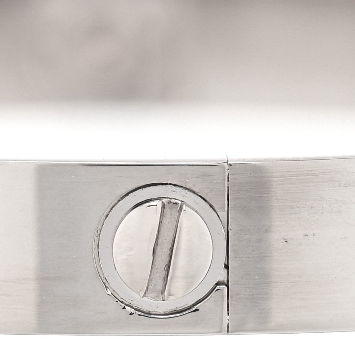 Cartier 18K White Gold LOVE Bracelet 17 4 of 7