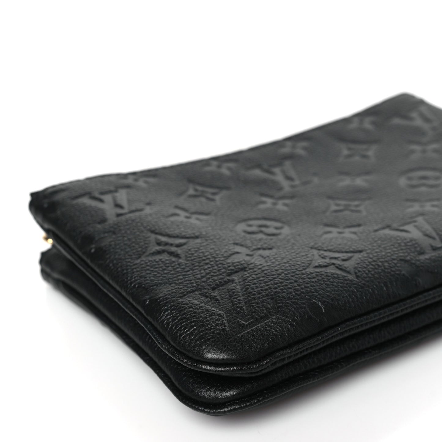 Empreinte Double Zip Pochette Black