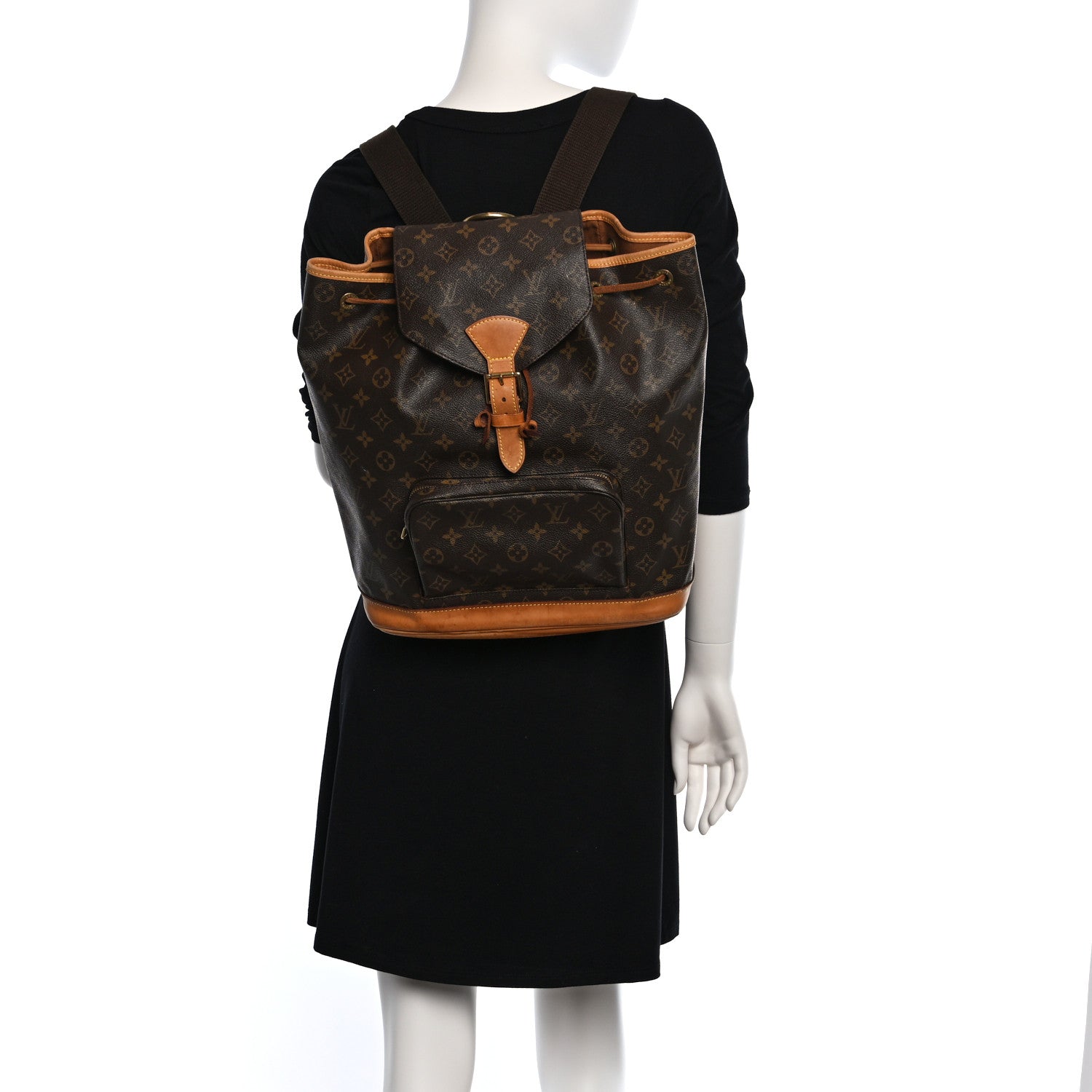 Louis Vuitton Monogram Montsouris GM Backpack 3 of 13