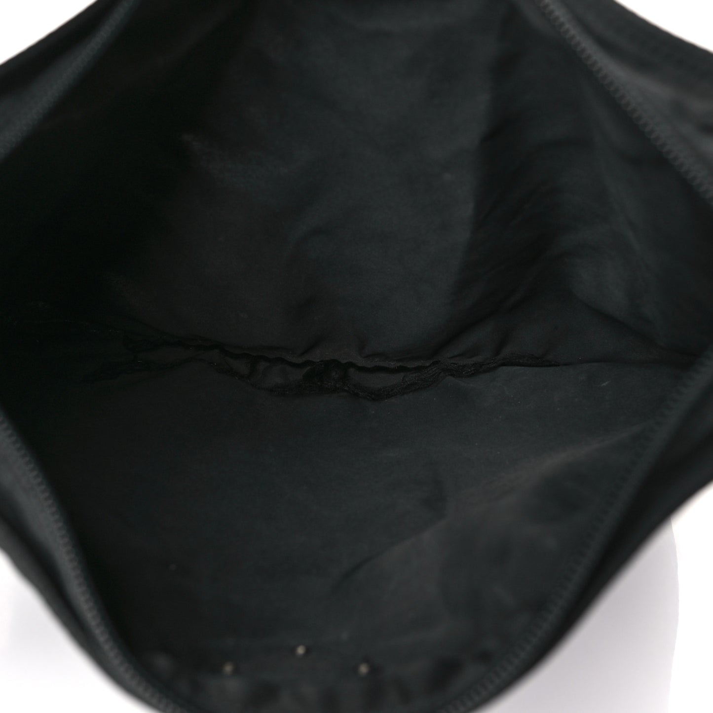 Nylon Vela Flat Messenger Bag Black
