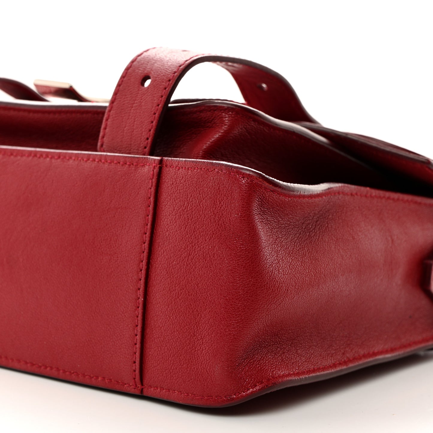 Lambskin Tiny PS1 Satchel Dark Red