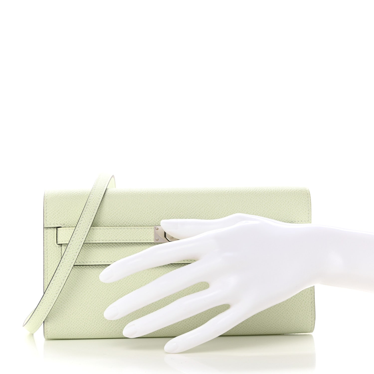 Hermes Epsom Kelly Wallet To Go Vert Fizz 2 of 7