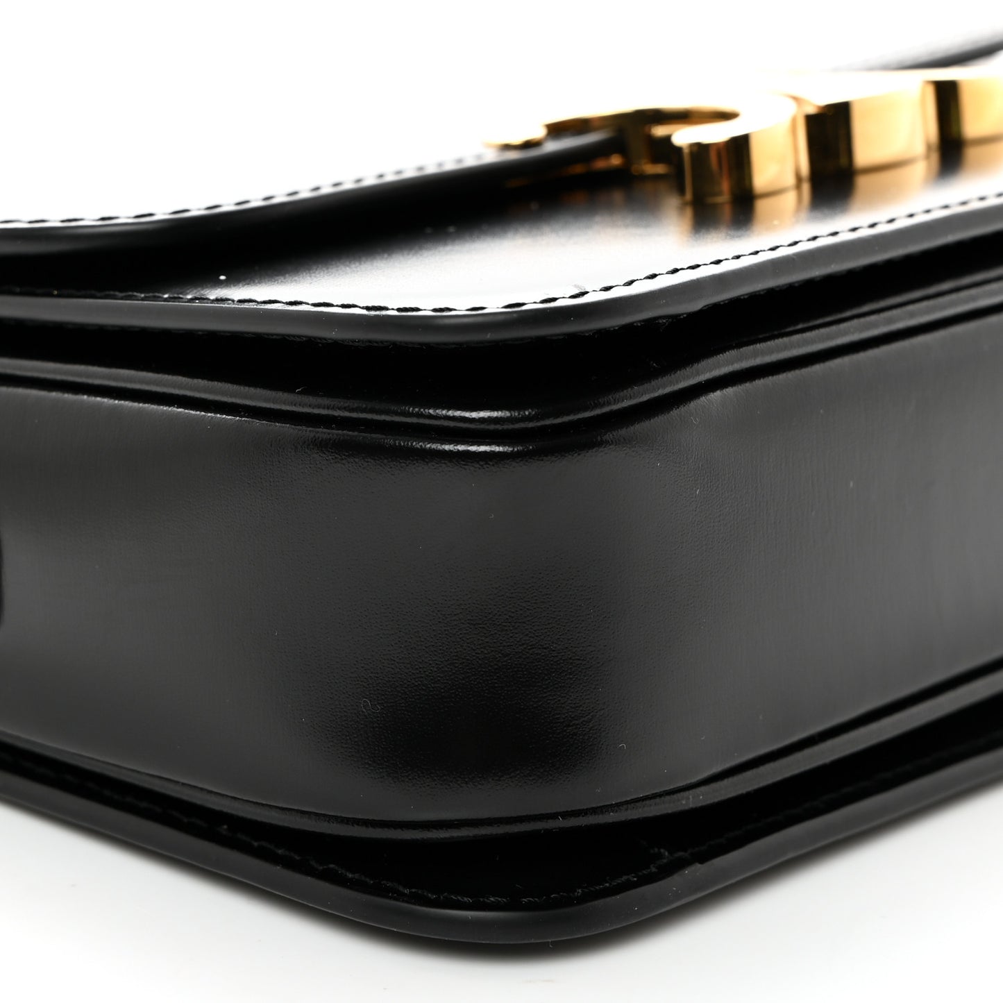Shiny Calfskin Teen Triomphe Black