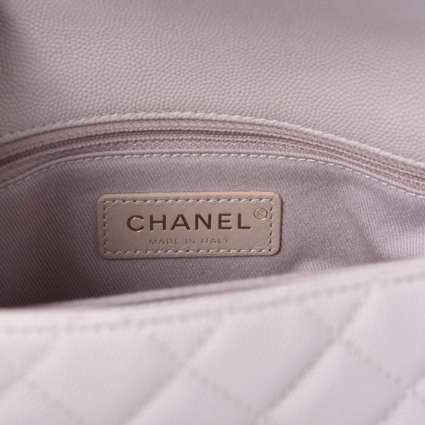 Caviar Quilted Mini Coco Handle Flap Lilas Lilac