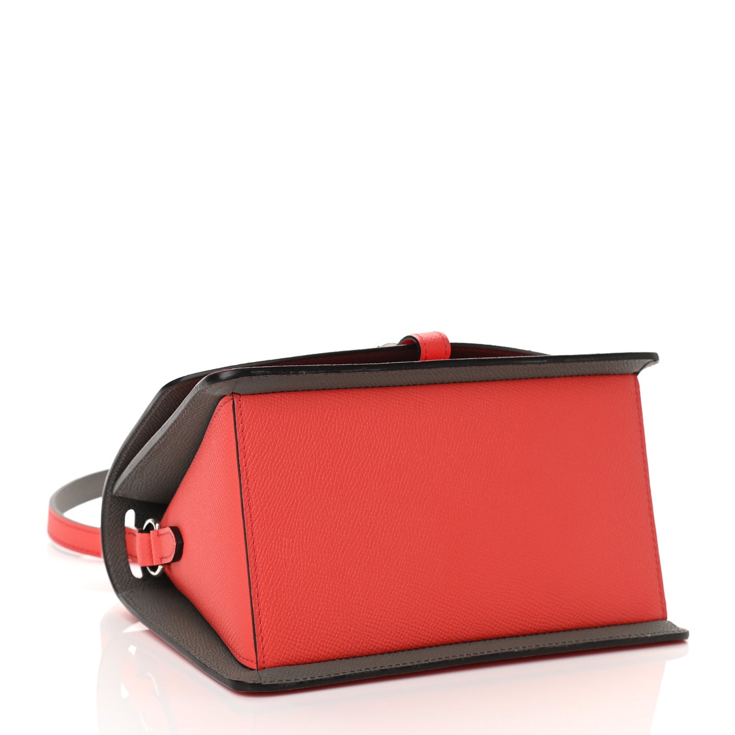 Carat Calfskin Madeleine Bag Coral Zinc