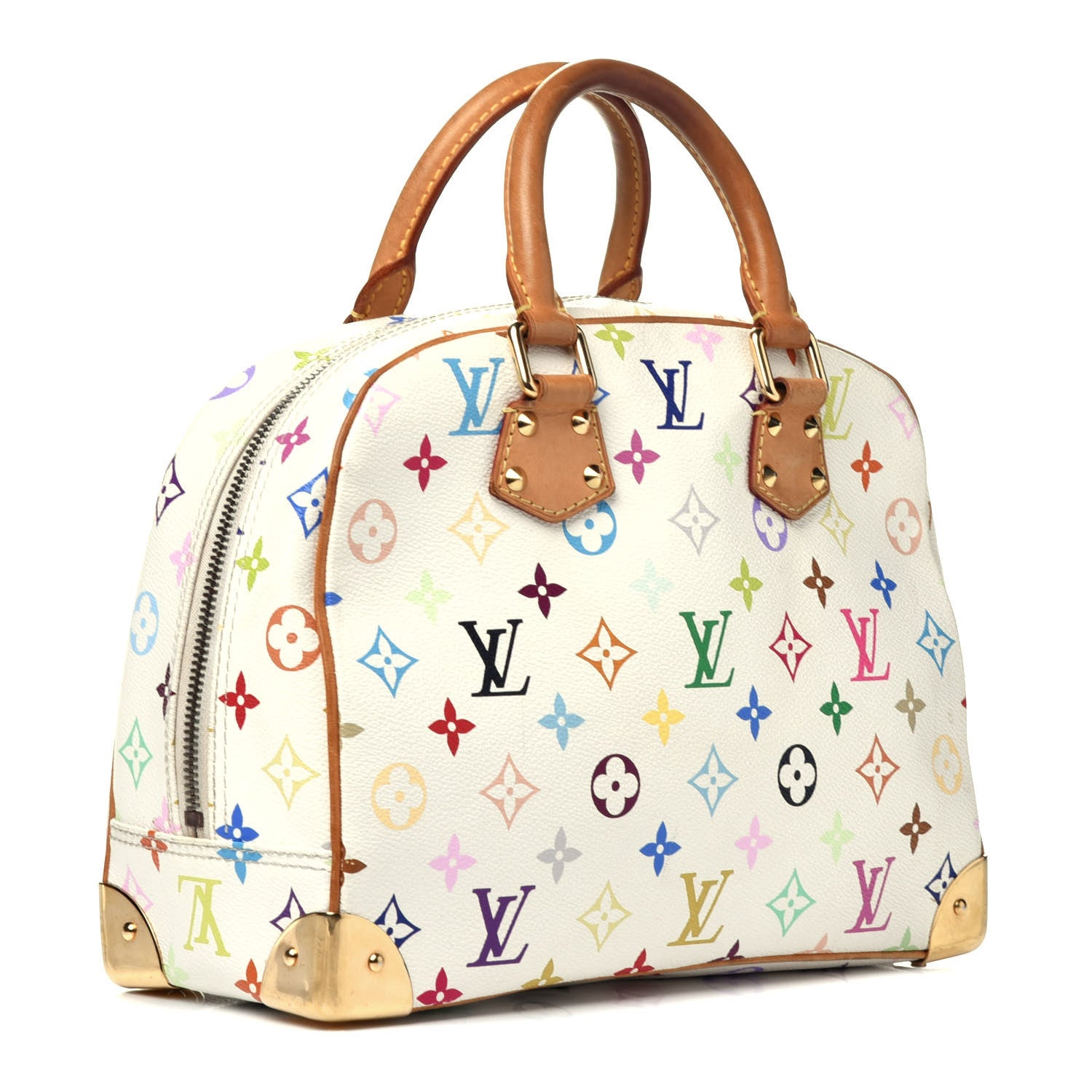 Louis Vuitton Monogram Multicolor Trouville White 3 of 8