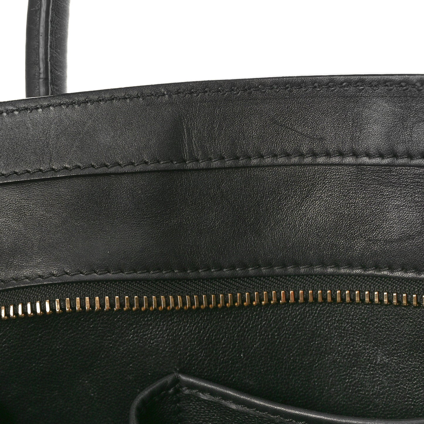 Smooth Calfskin Mini Luggage Black