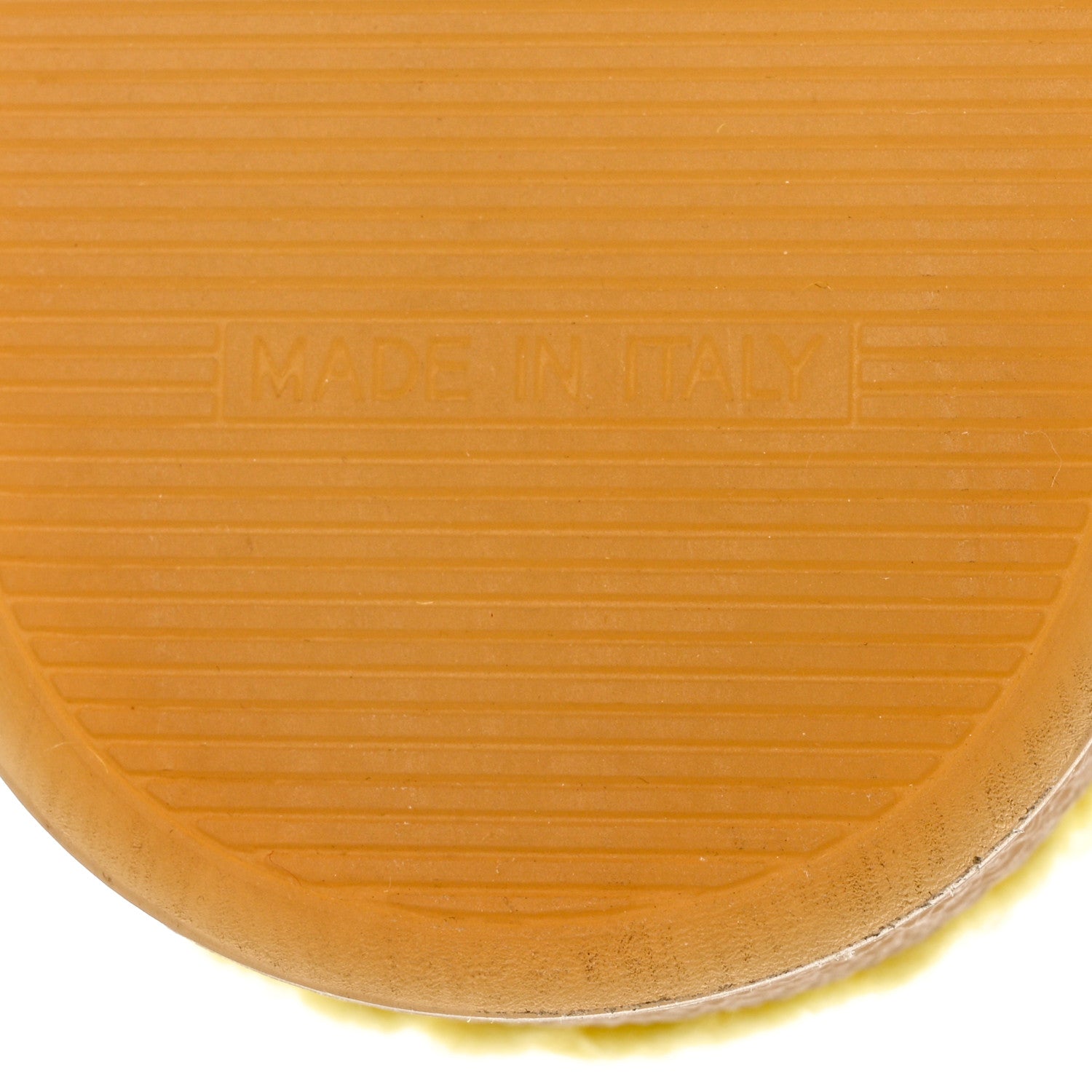 Chanel Cord Lambskin Quilted Logo Mules 37 Yellow 8 of 8
