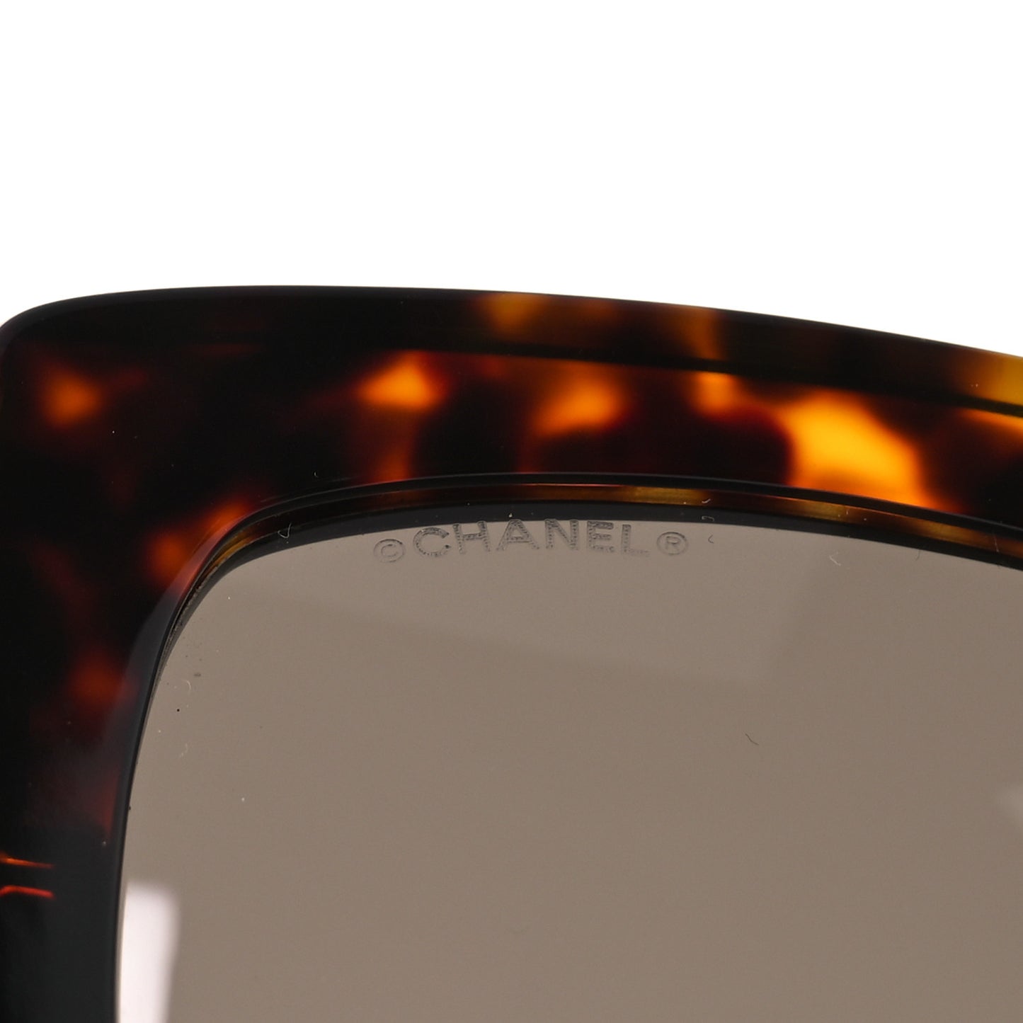 Acetate Rectangle Sunglasses 5435-A Tortoise