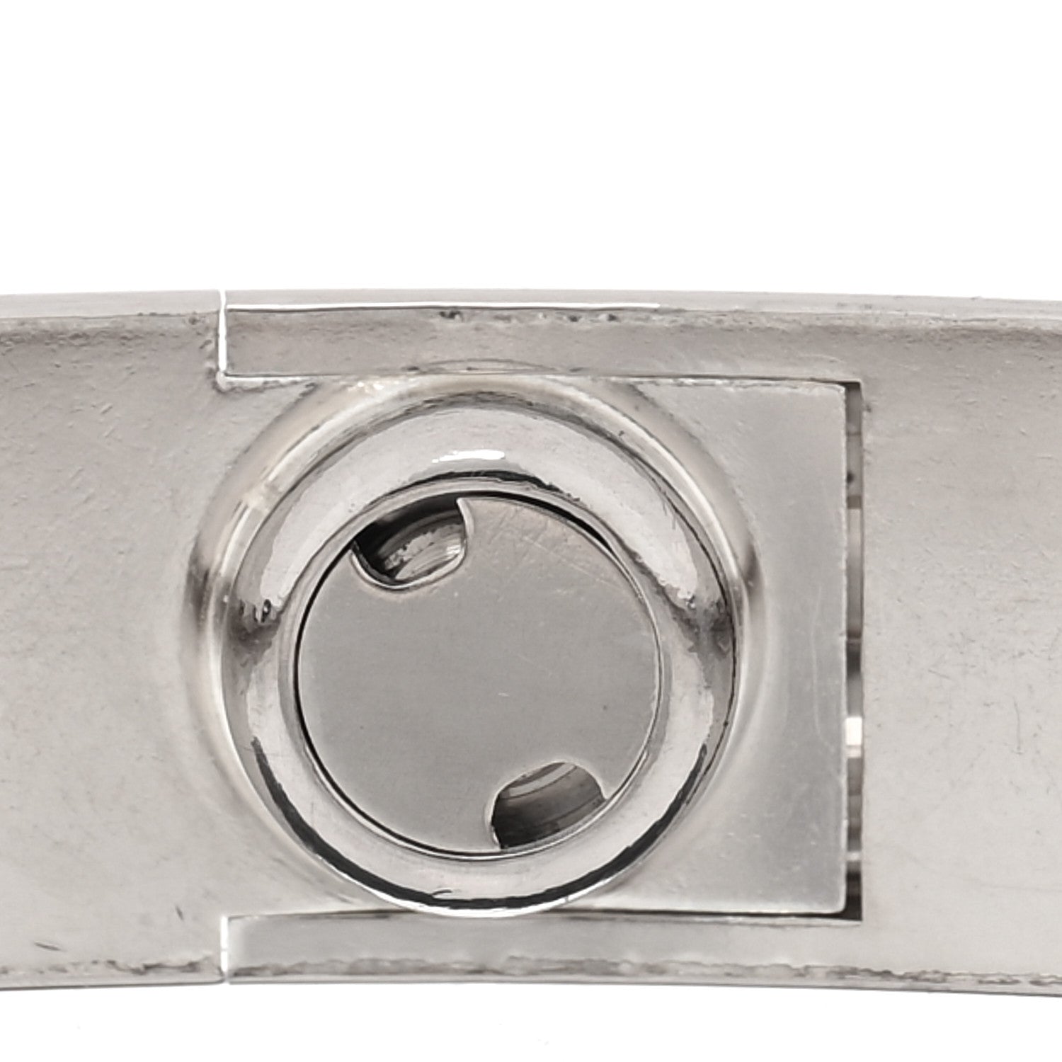 Cartier 18K White Gold LOVE Bracelet 17 5 of 7